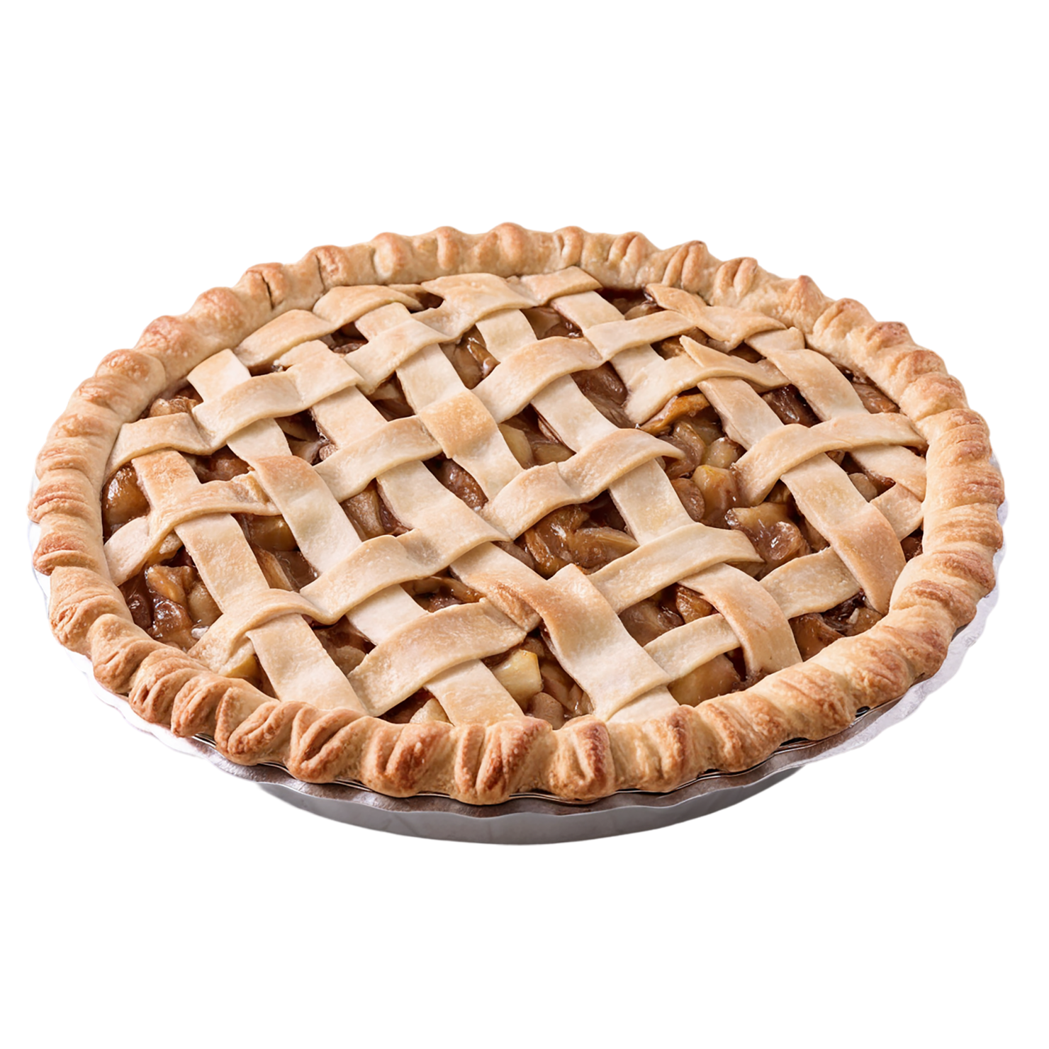 apple pie desserts isolated on transparent background #4472