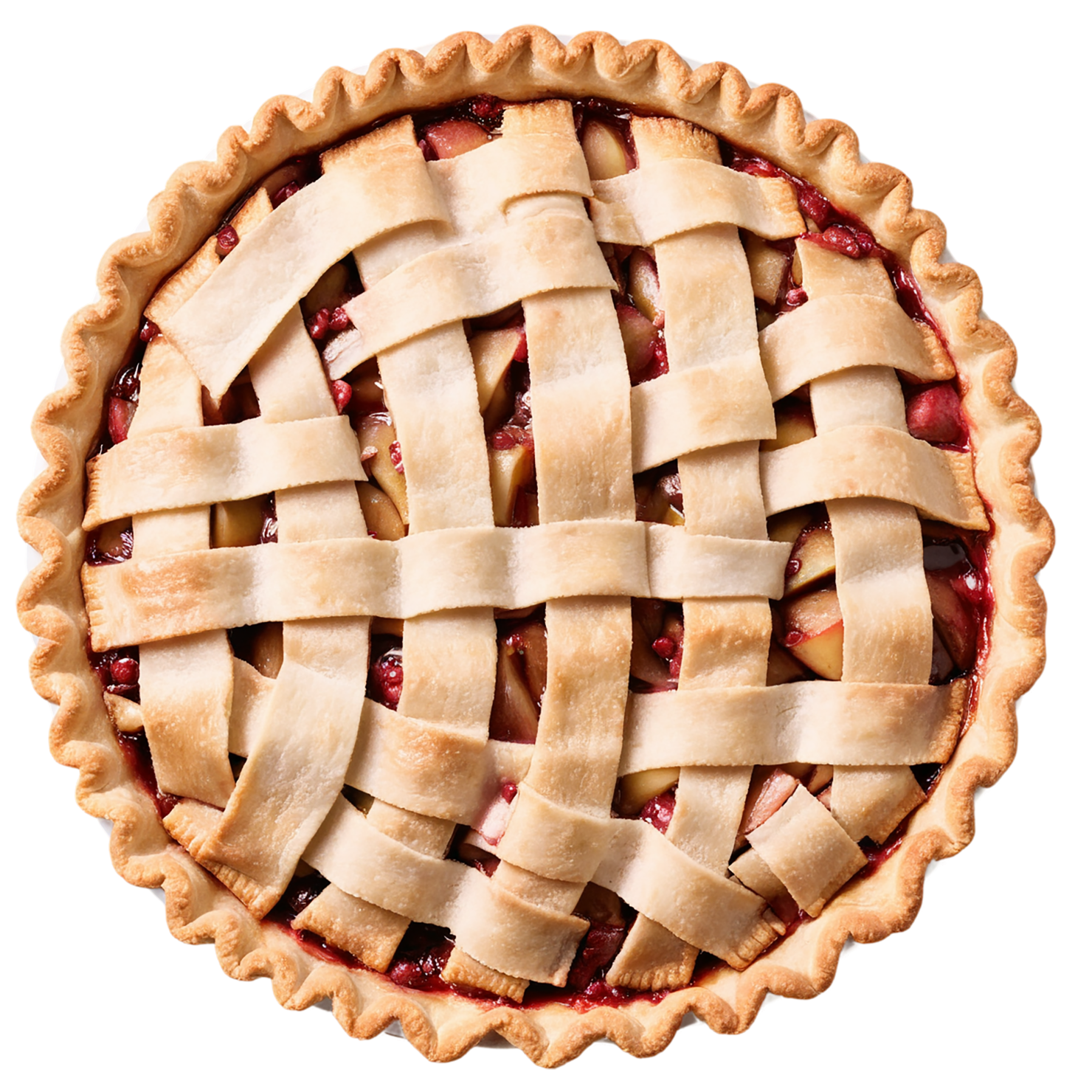 apple pie desserts isolated on transparent background #4474