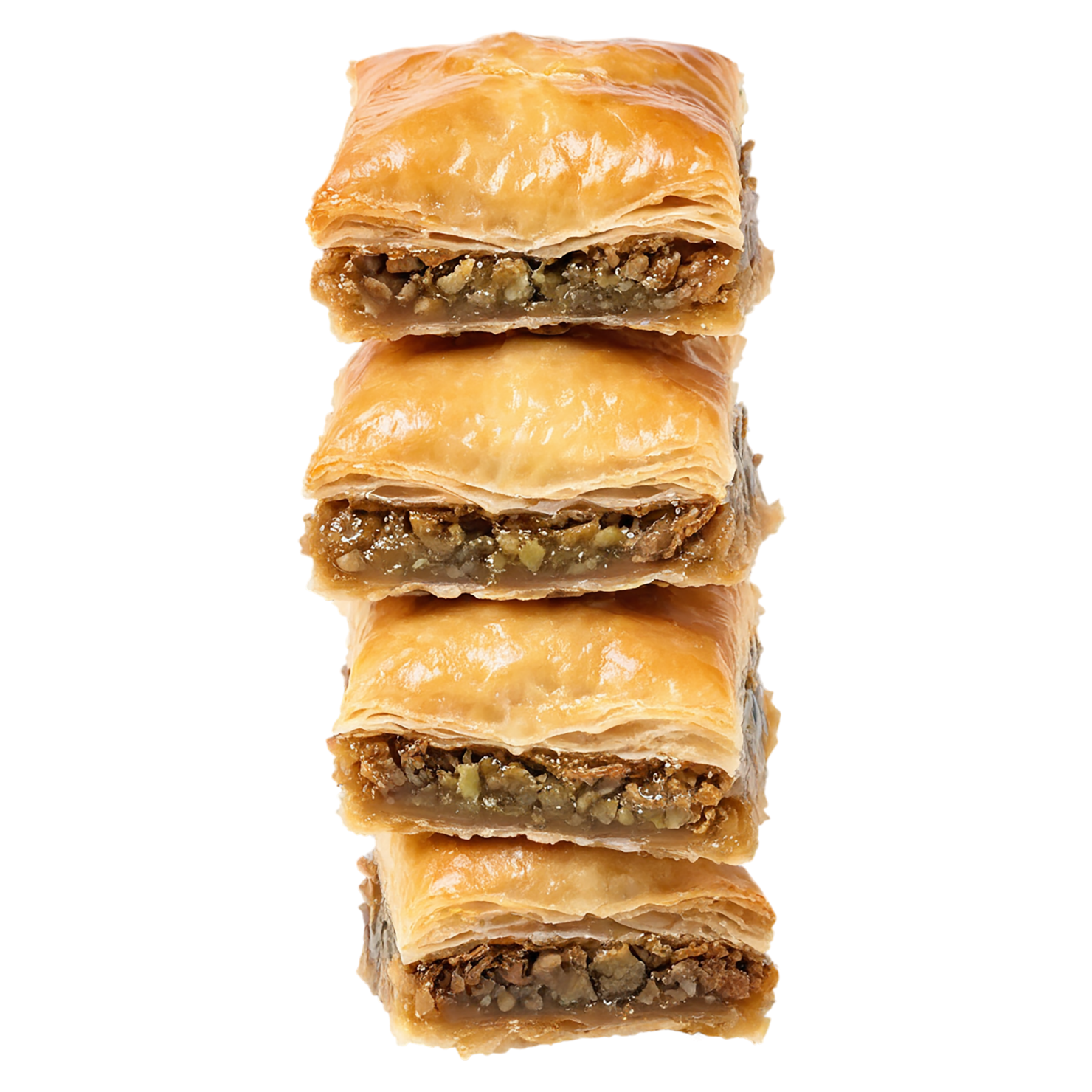 Baklava desserts isolated on transparent background #4477