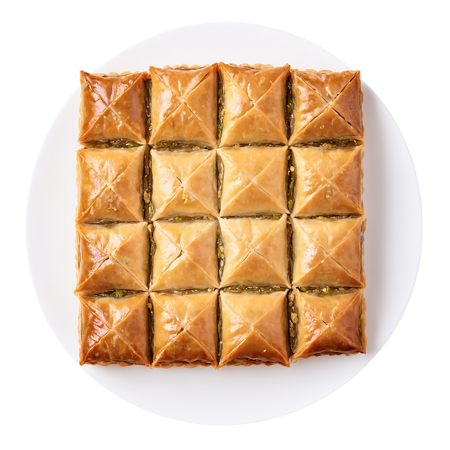 Baklava desserts isolated on transparent background #4479