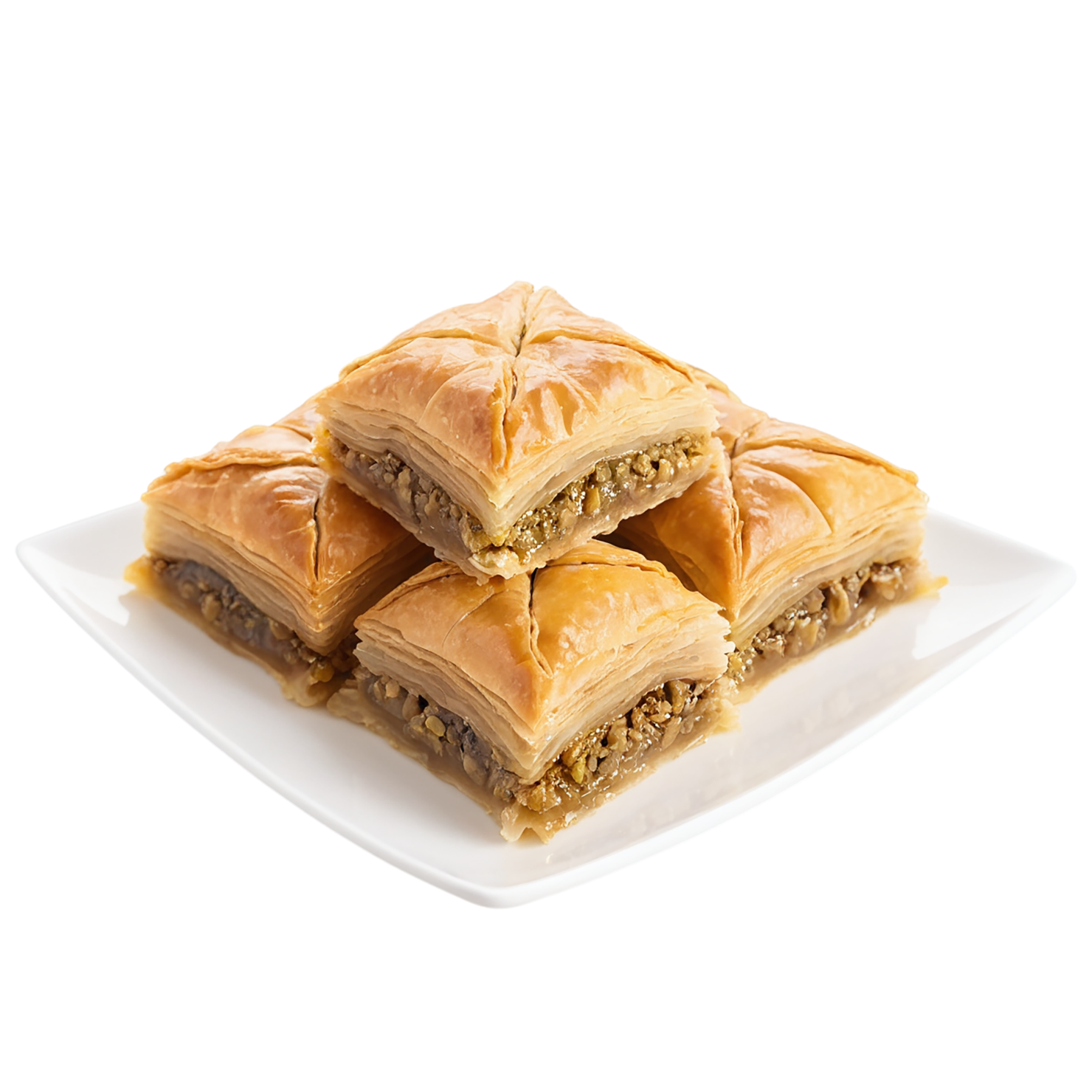 Baklava desserts isolated on transparent background #4481
