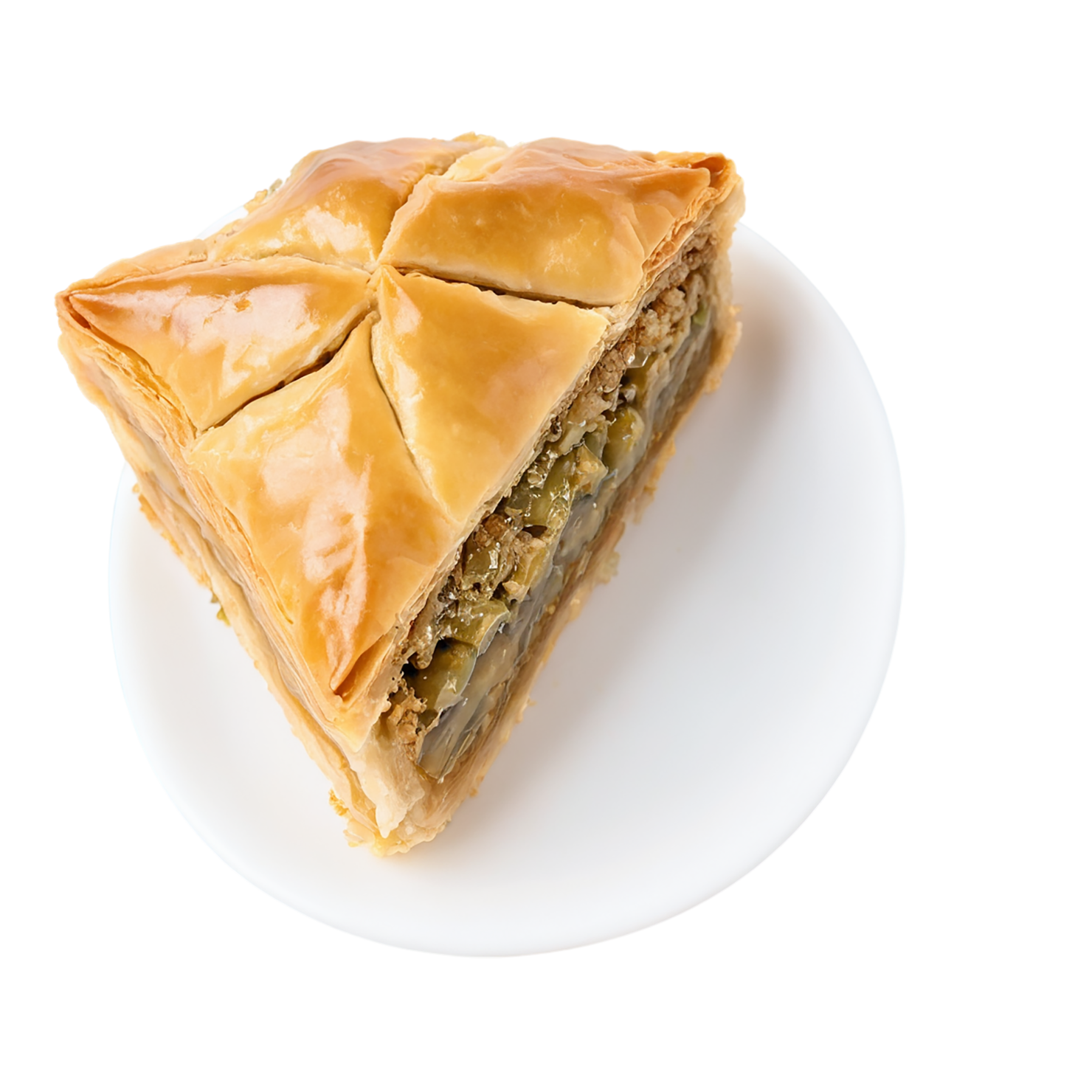 Baklava desserts isolated on transparent background #4484