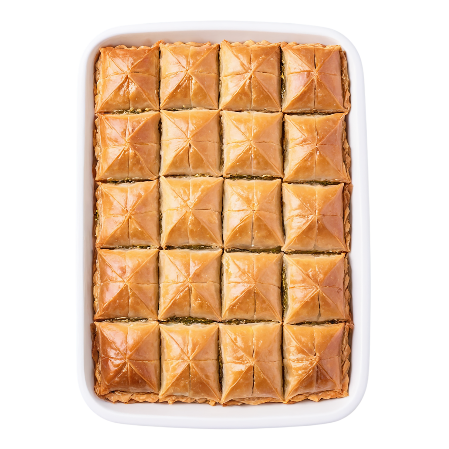 Baklava desserts isolated on transparent background #4485
