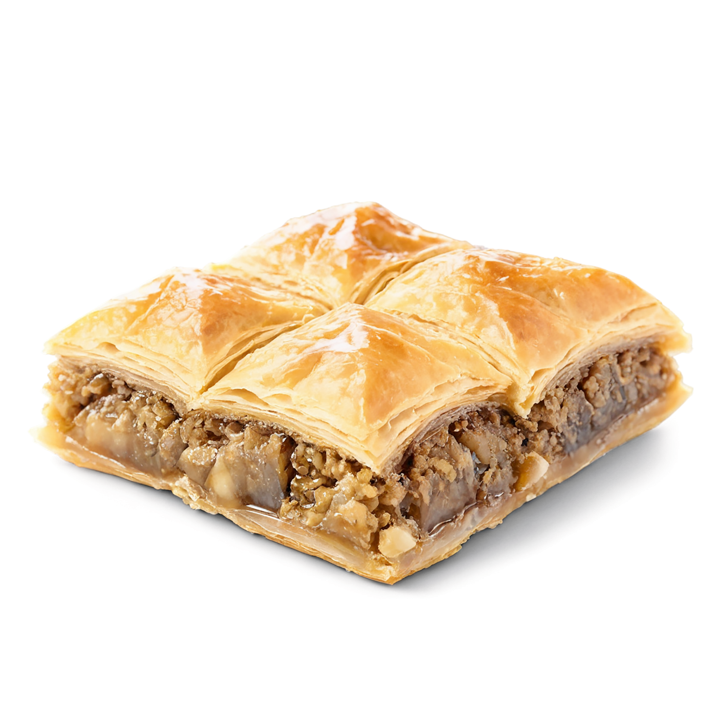 Baklava desserts isolated on transparent background #4489