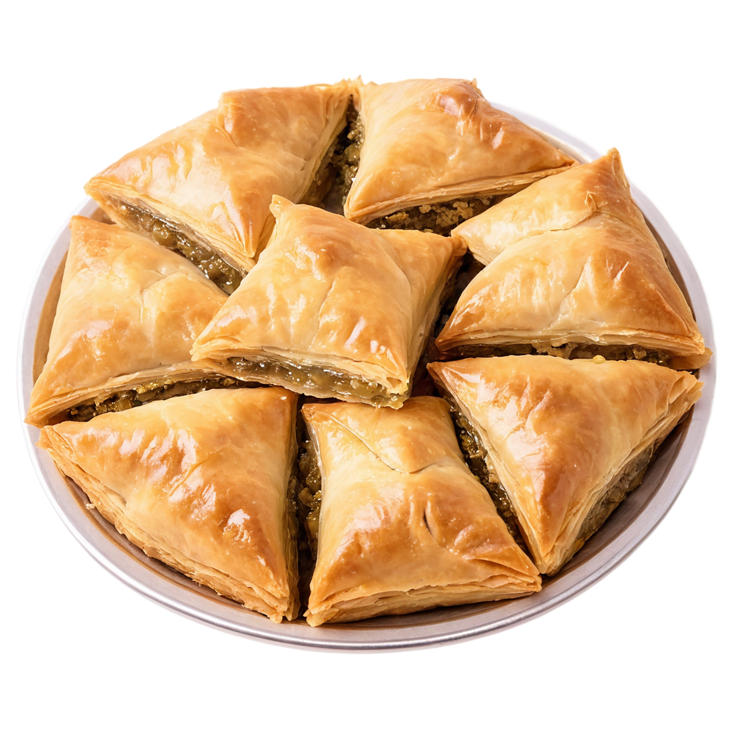 Baklava desserts isolated on transparent background #4491