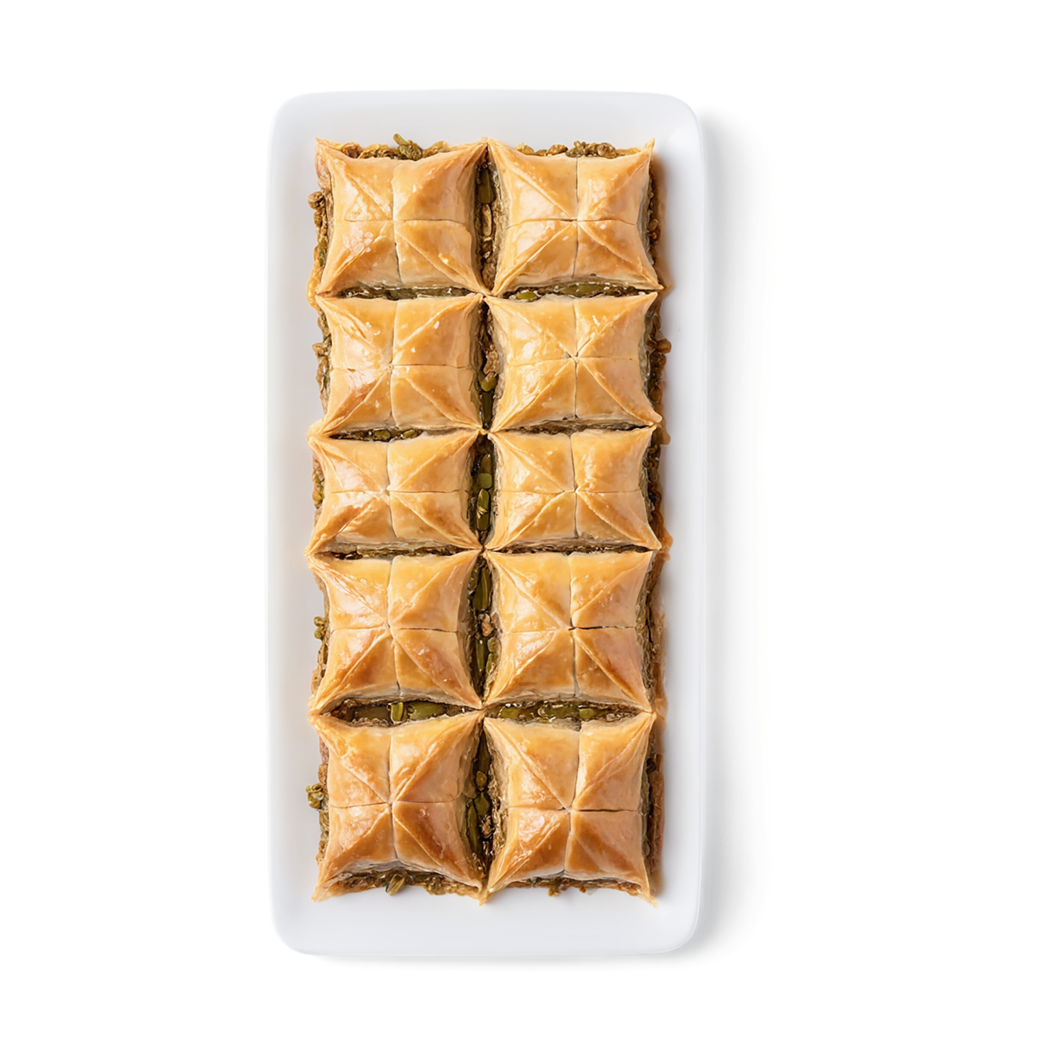 Baklava desserts isolated on transparent background #4499