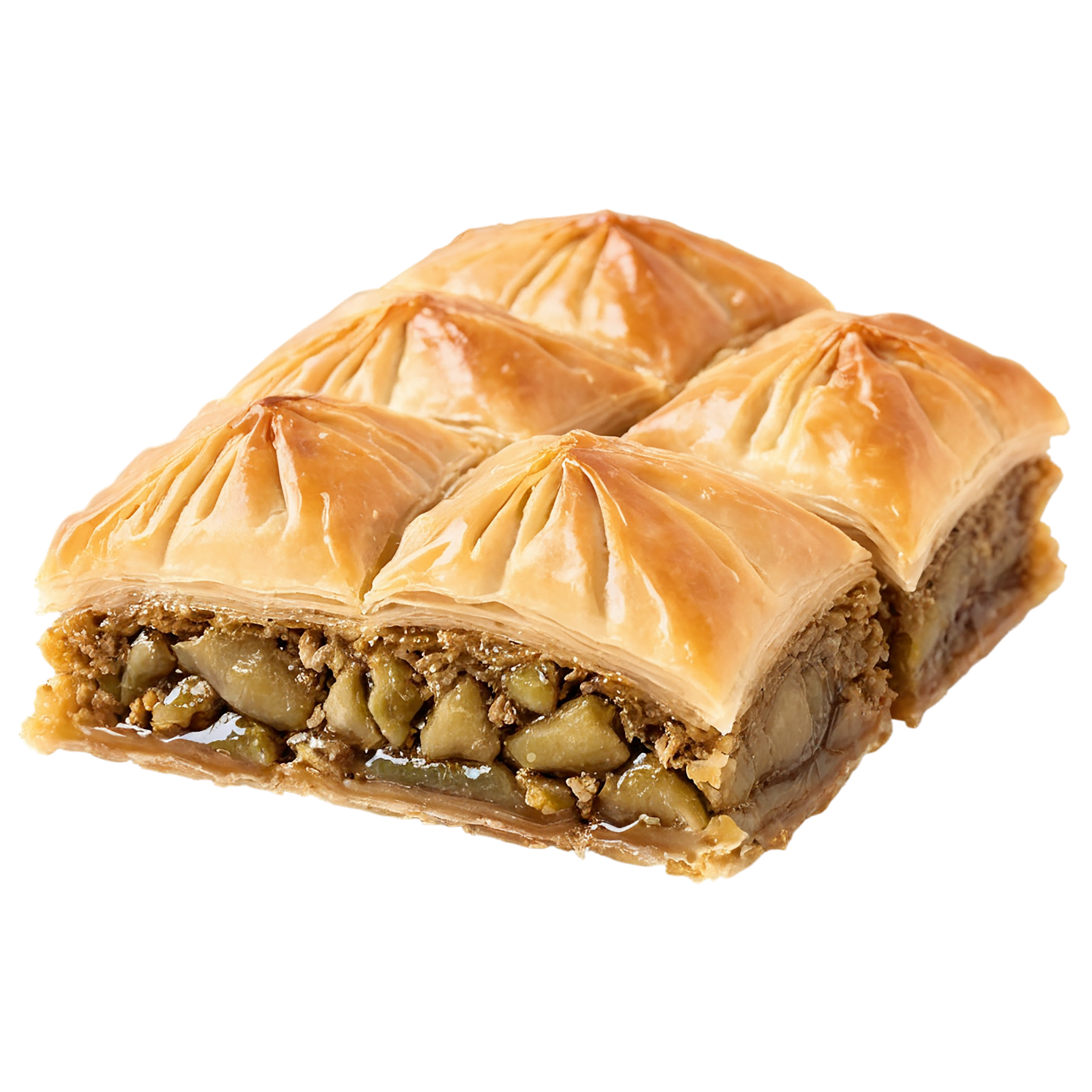 Baklava desserts isolated on transparent background #4501