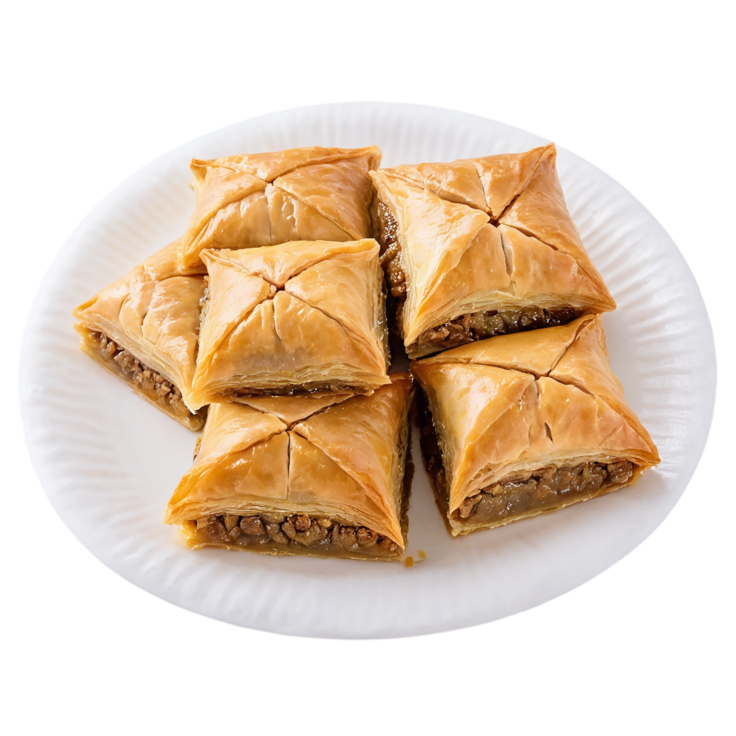 Baklava desserts isolated on transparent background #4502