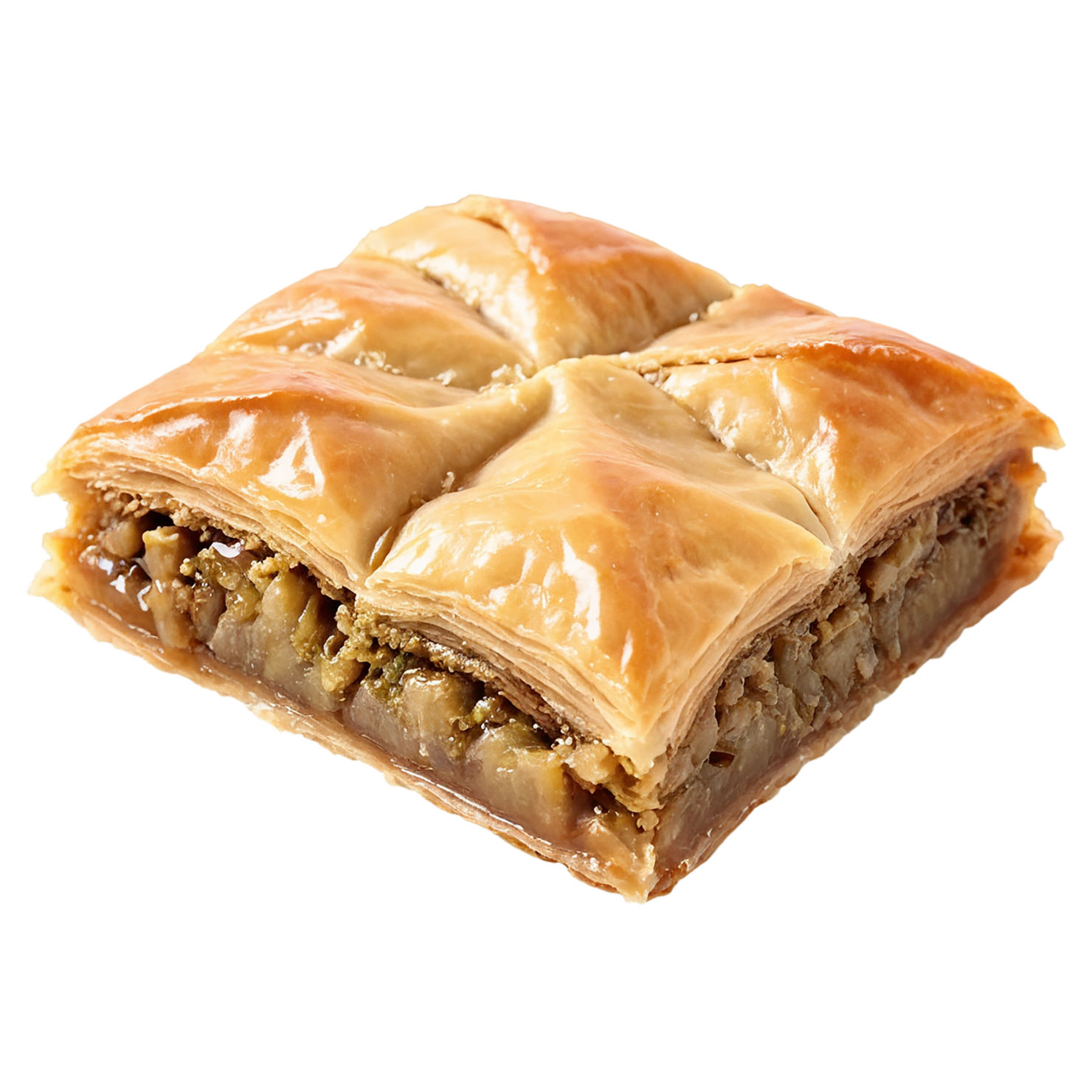 Baklava desserts isolated on transparent background #4503