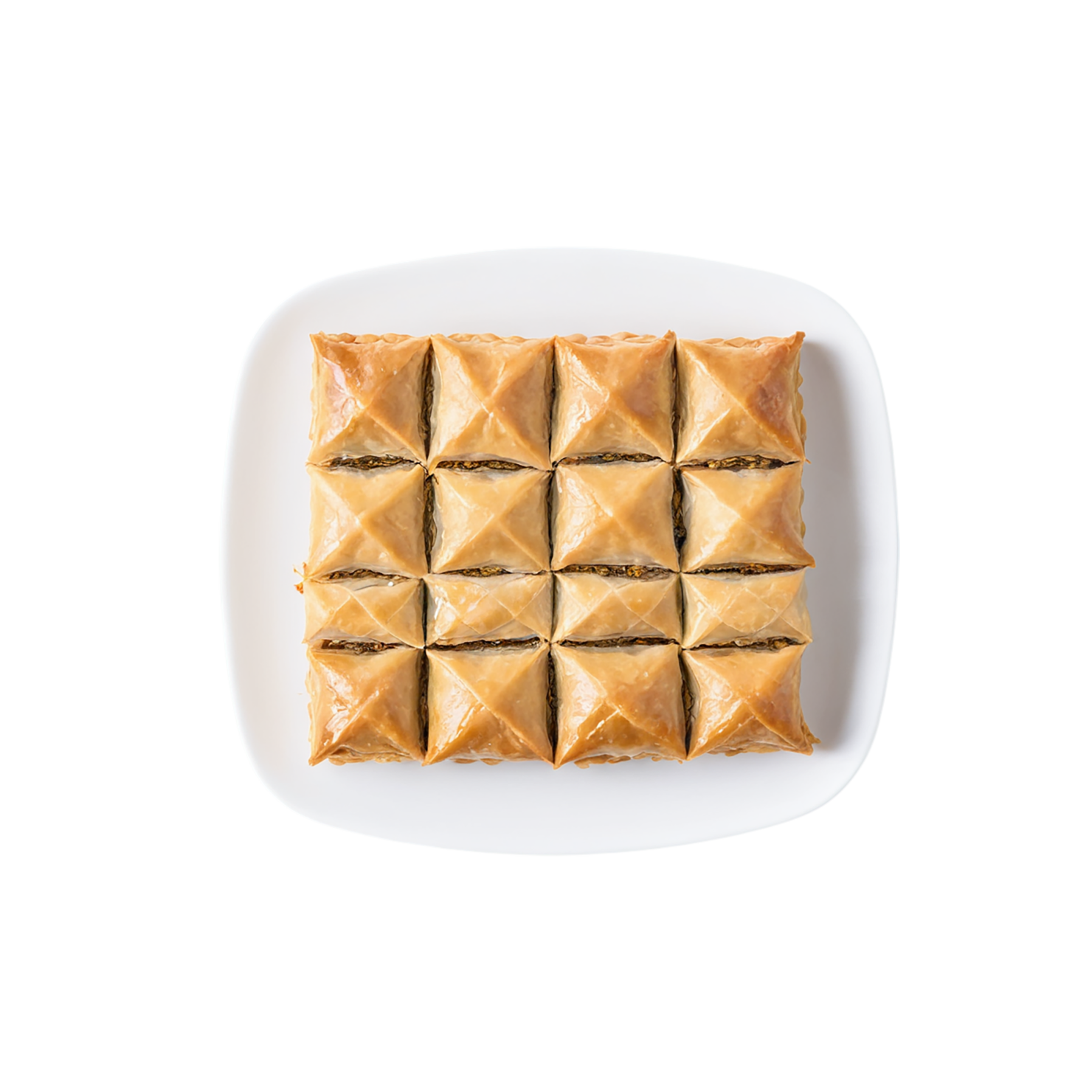 Baklava desserts isolated on transparent background #4504
