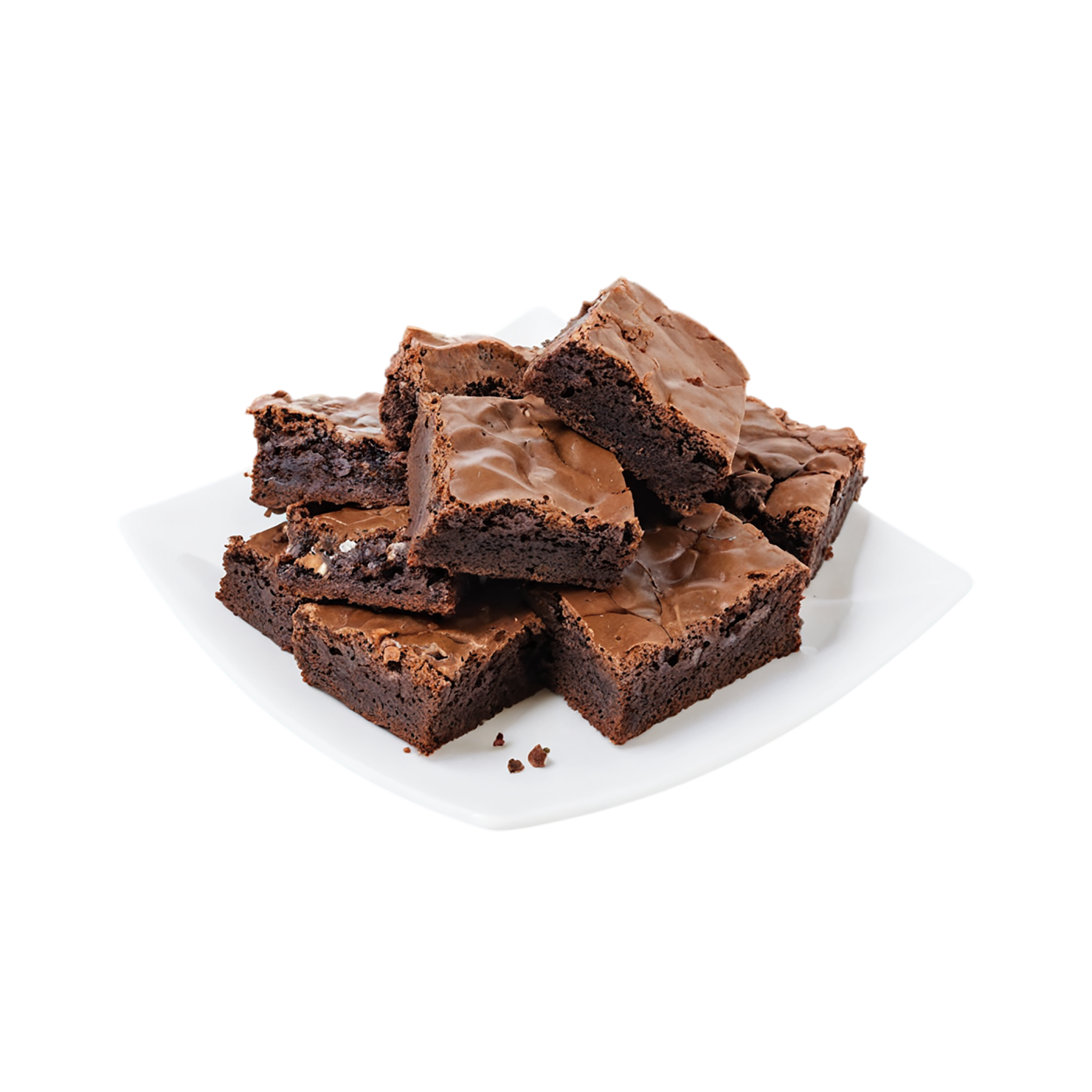 Brownies desserts isolated on transparent background #4508