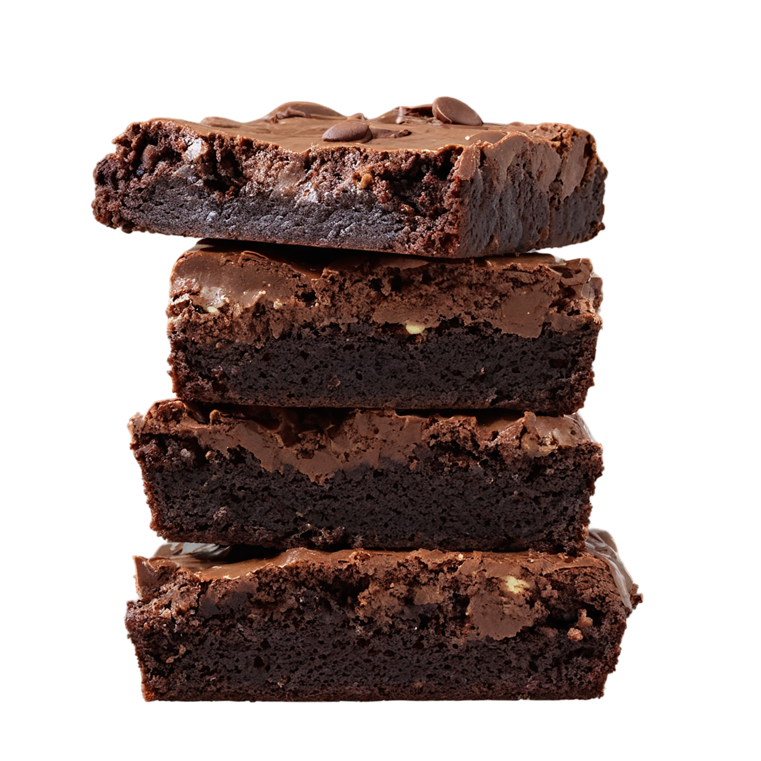 Brownies desserts isolated on transparent background #4509