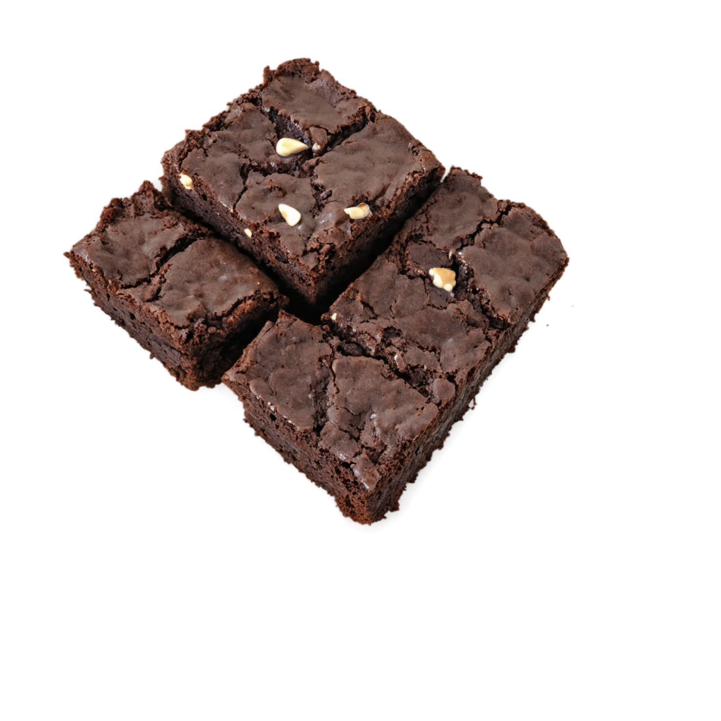 Brownies desserts isolated on transparent background #4510