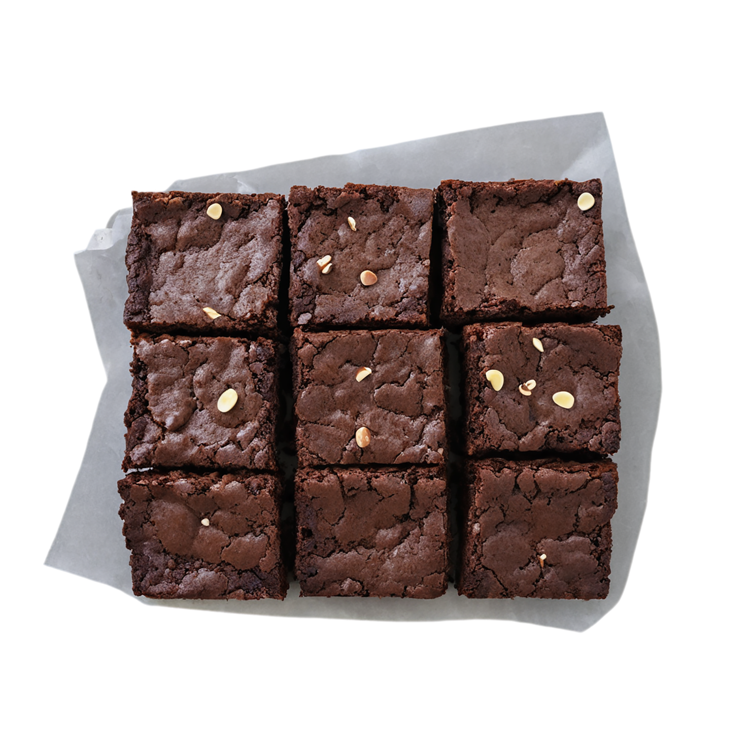Brownies desserts isolated on transparent background #4515