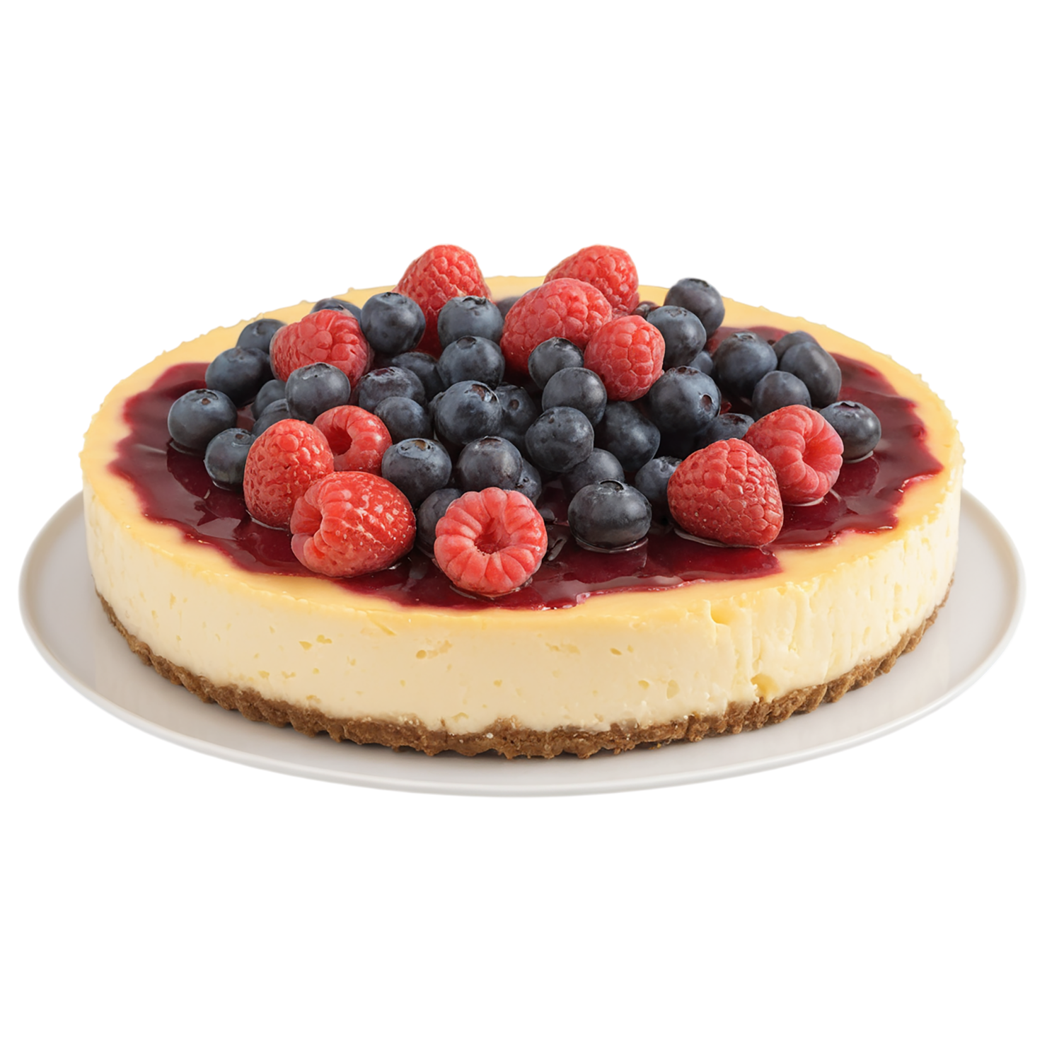 Cheese cake desserts isolated on transparent background #4539