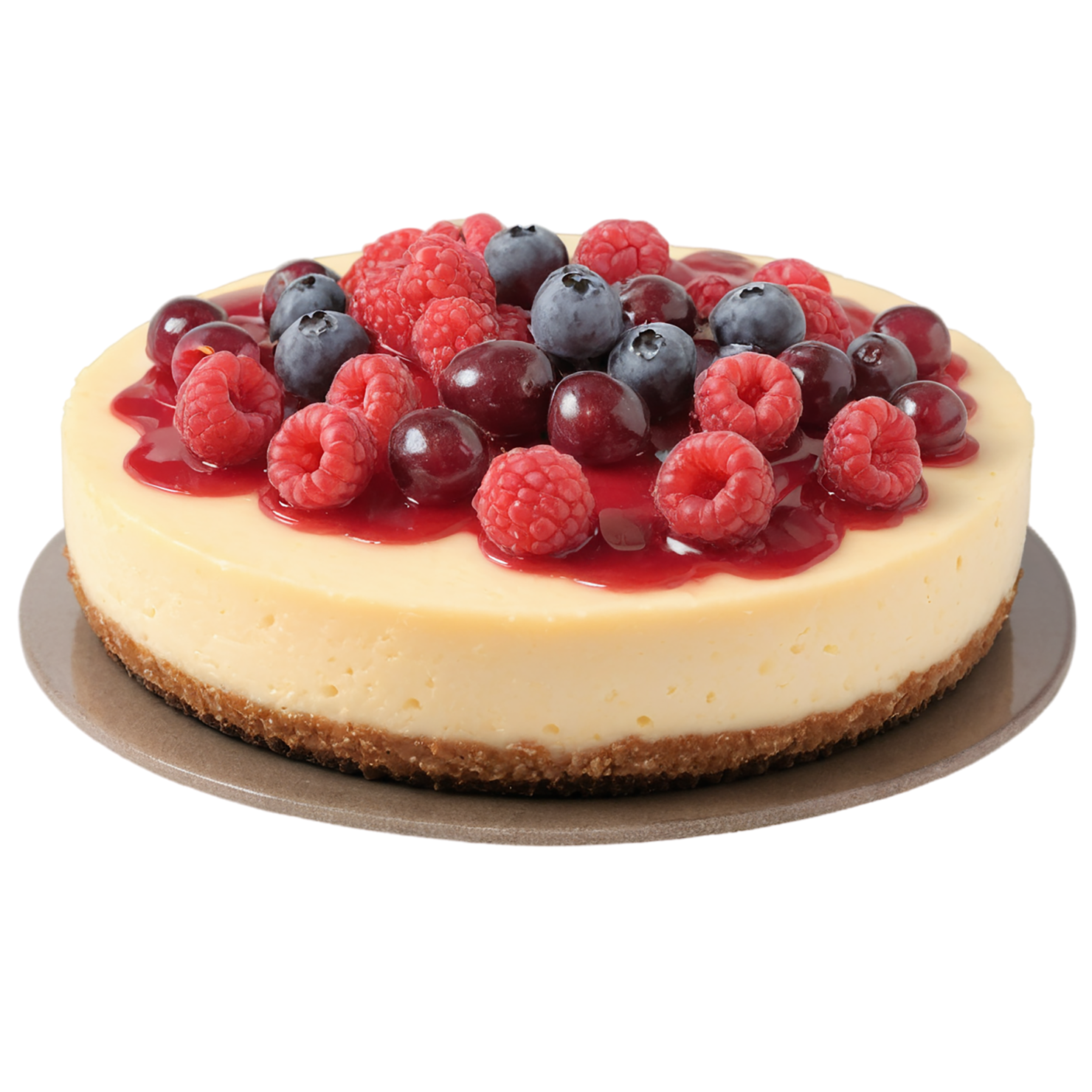 Cheese cake desserts isolated on transparent background #4554