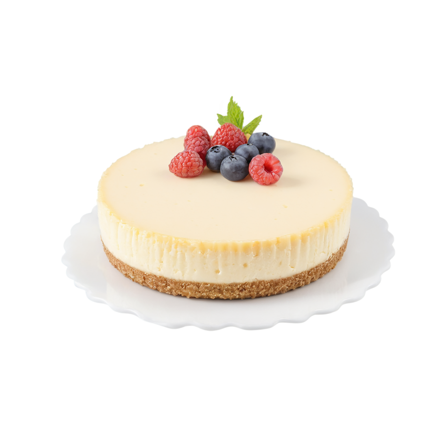 Cheese cake desserts isolated on transparent background #4555