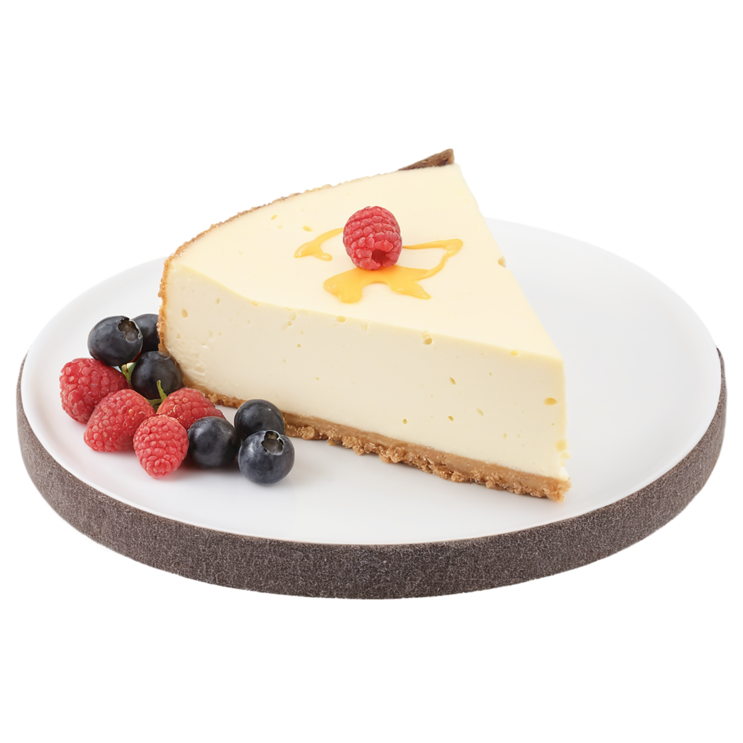 Cheese cake desserts isolated on transparent background #4559