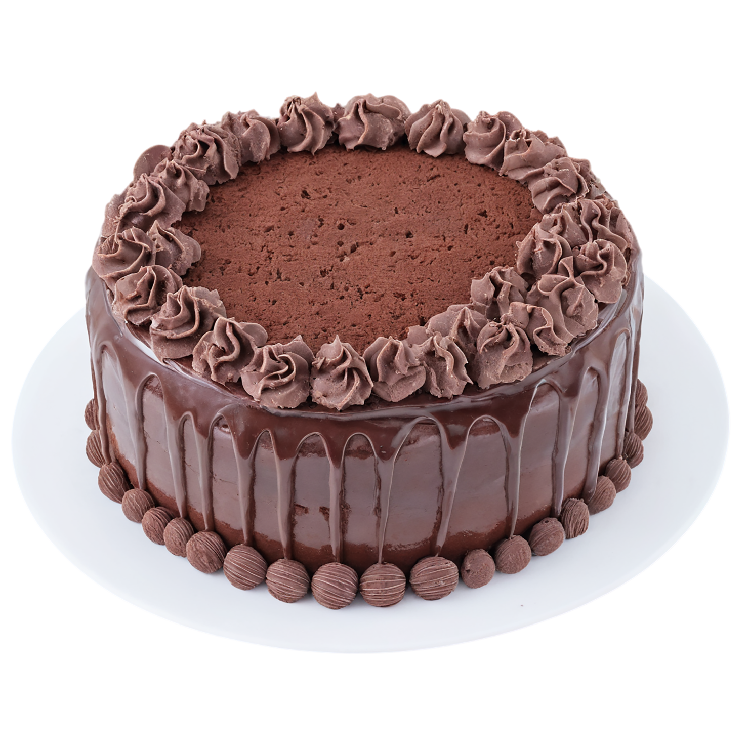 Chocolate cake desserts isolated on transparent background #4565