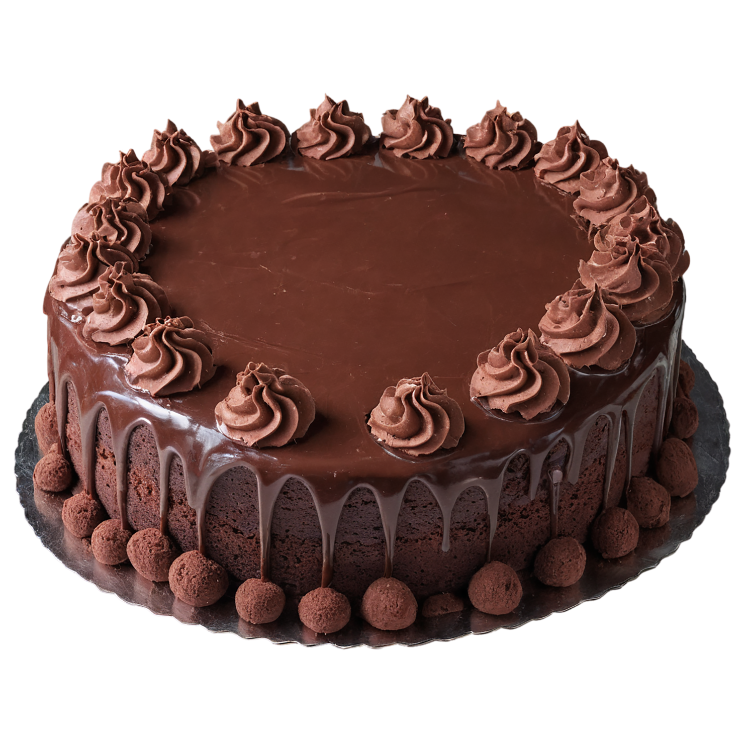 Chocolate cake desserts isolated on transparent background #4575