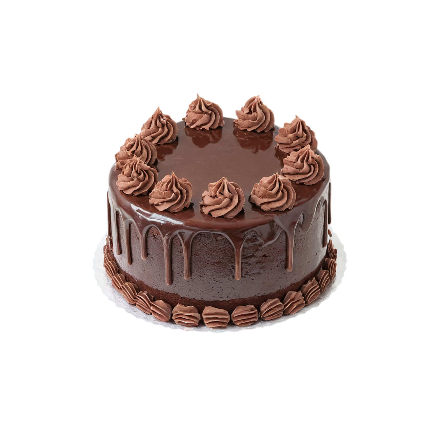 Chocolate cake desserts isolated on transparent background #4576