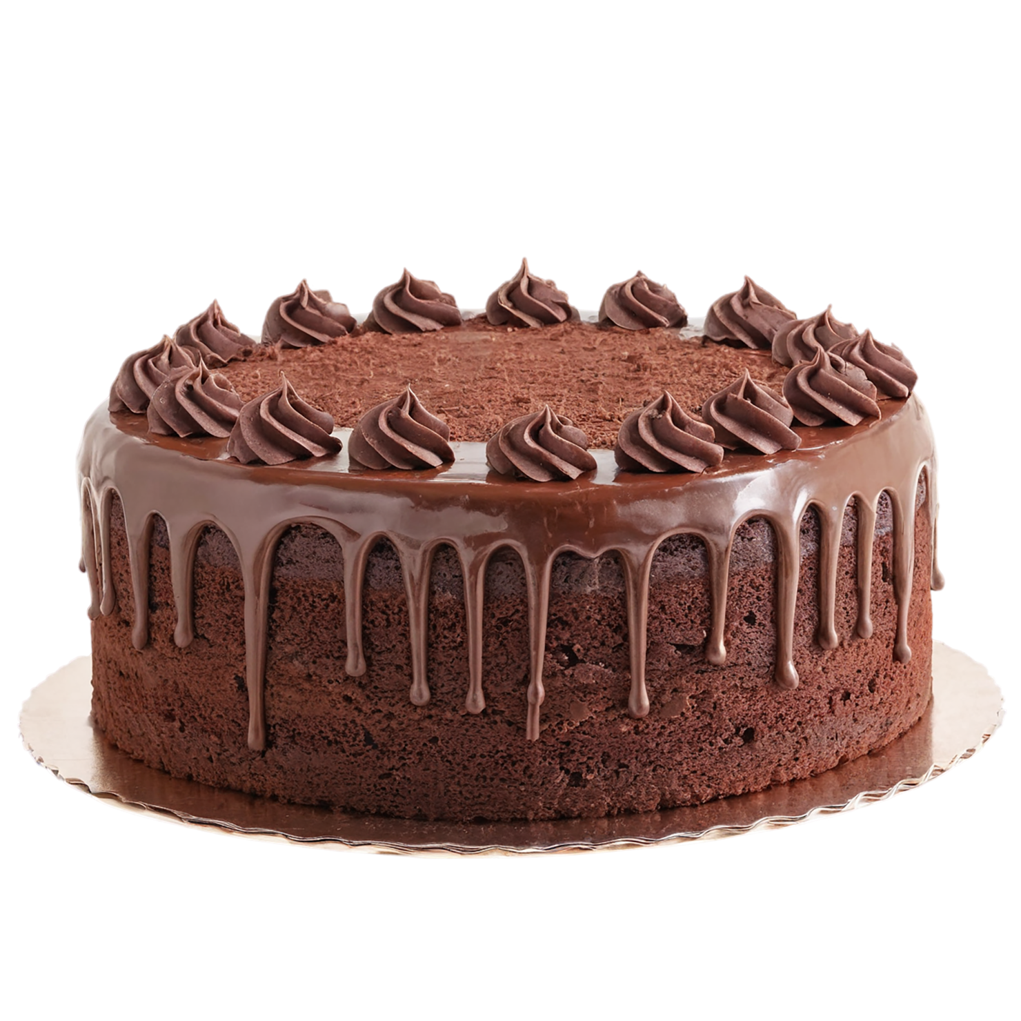 Chocolate cake desserts isolated on transparent background #4578