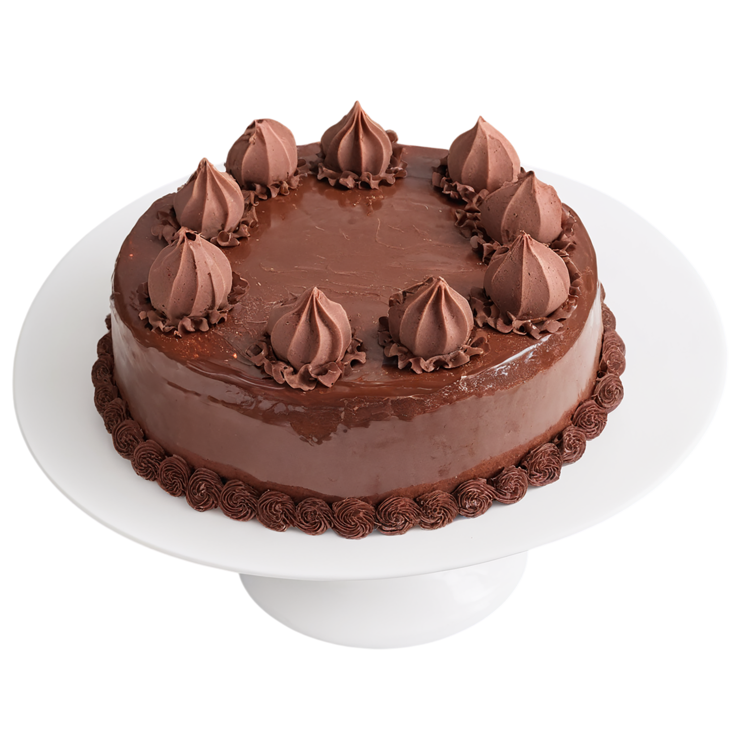Chocolate cake desserts isolated on transparent background #4582