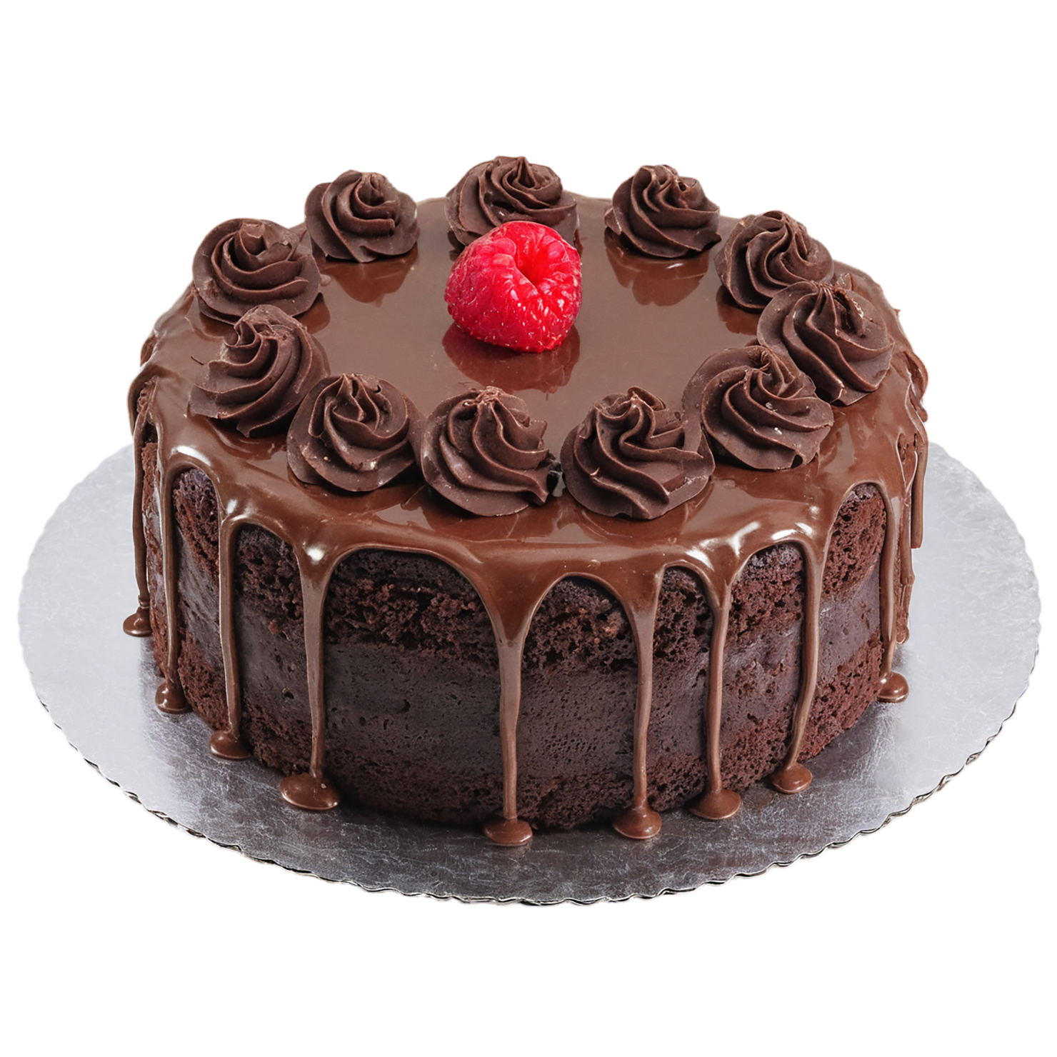 Chocolate cake desserts isolated on transparent background #4587