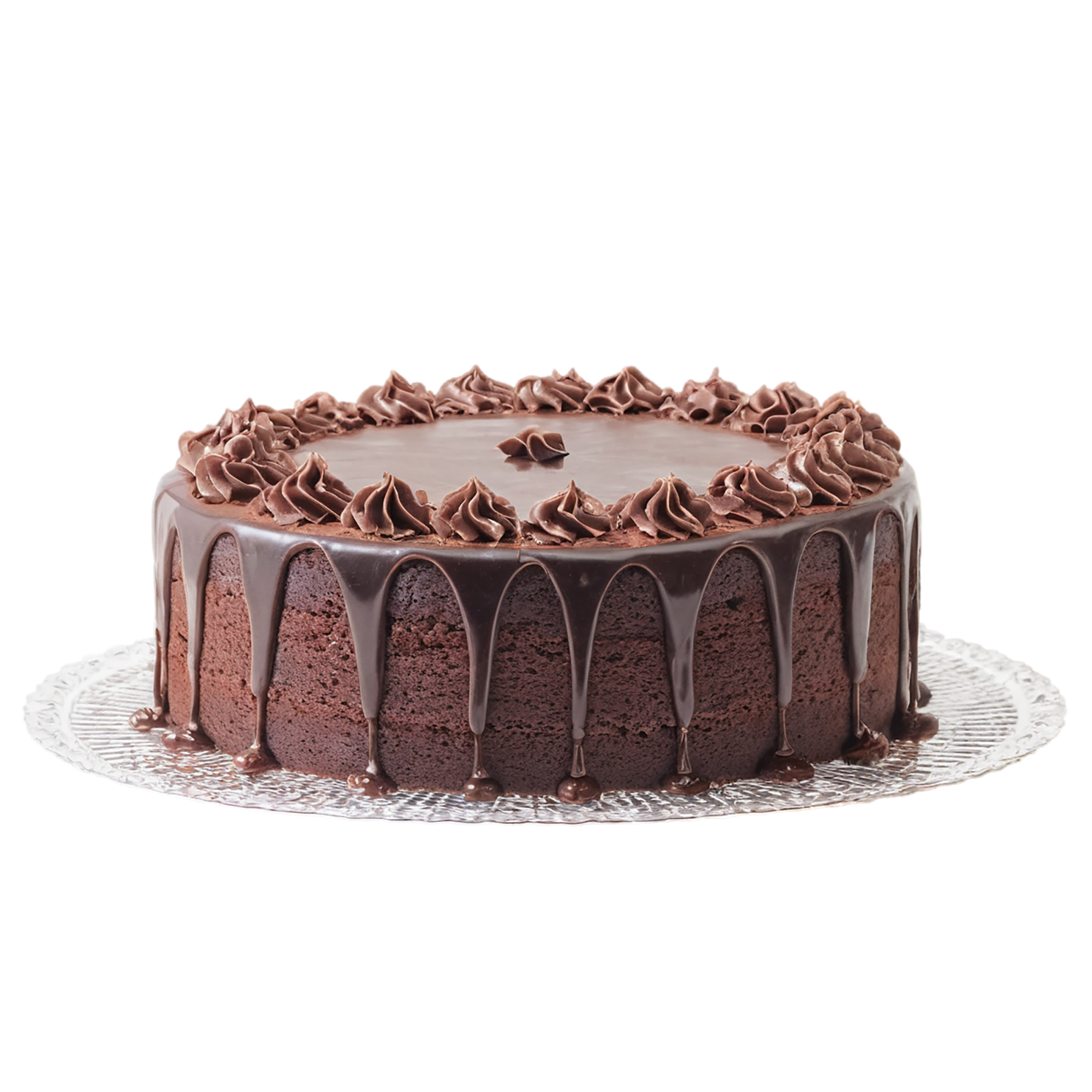 Chocolate cake desserts isolated on transparent background #4588