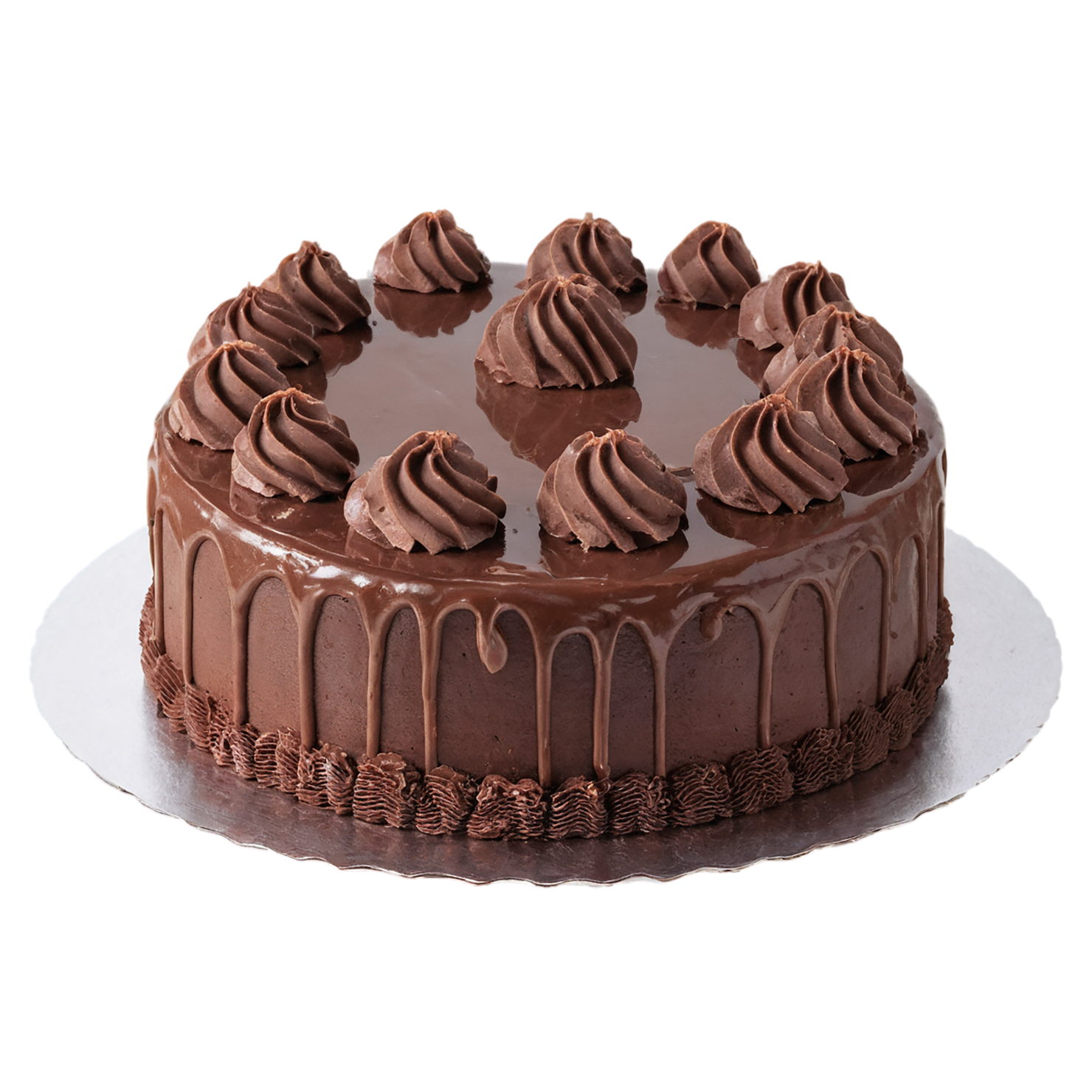Chocolate cake desserts isolated on transparent background #4590