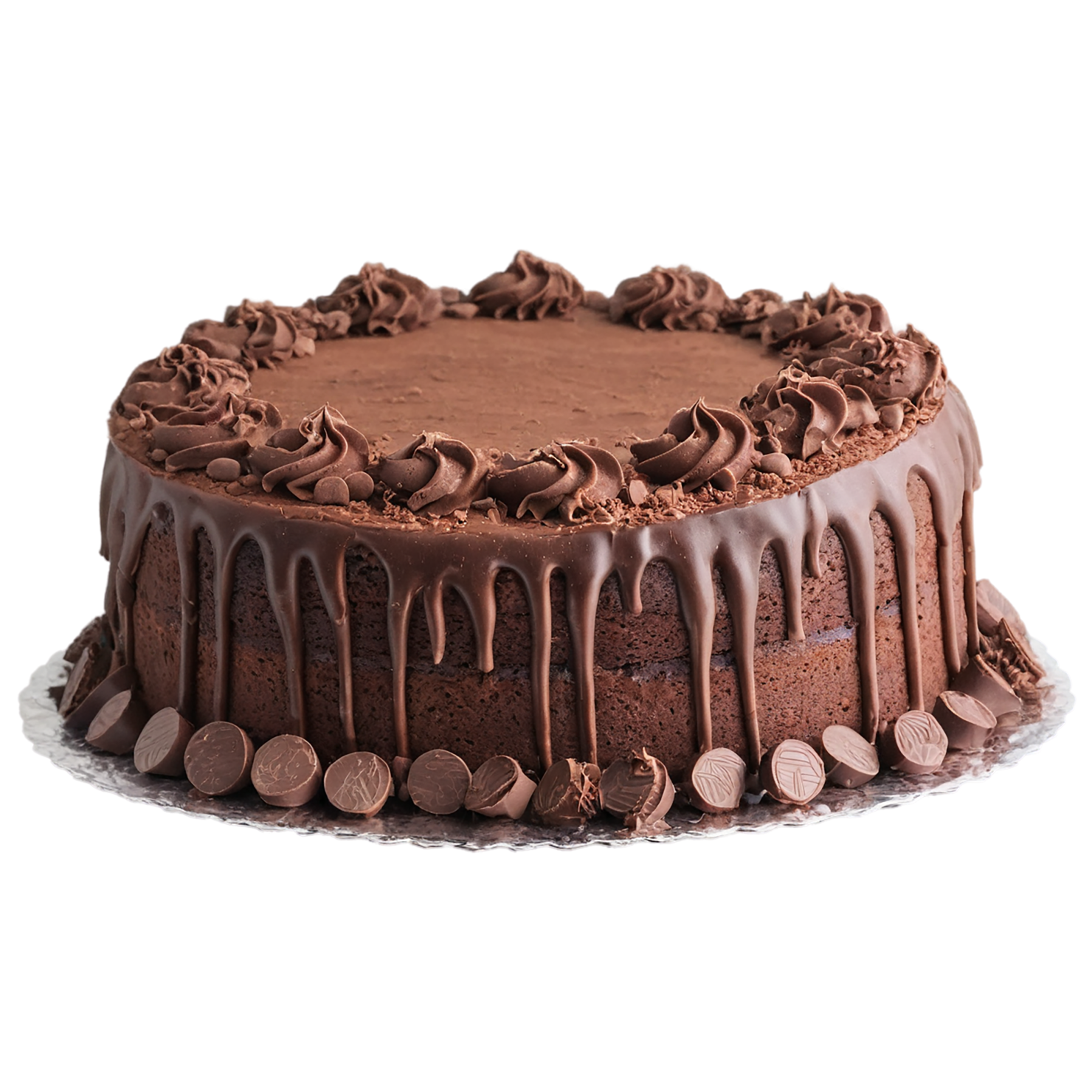 Chocolate cake desserts isolated on transparent background #4592
