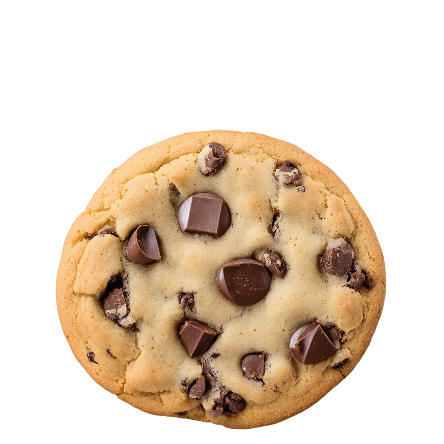 Chocolate chip cookies desserts isolated on transparent background #4606