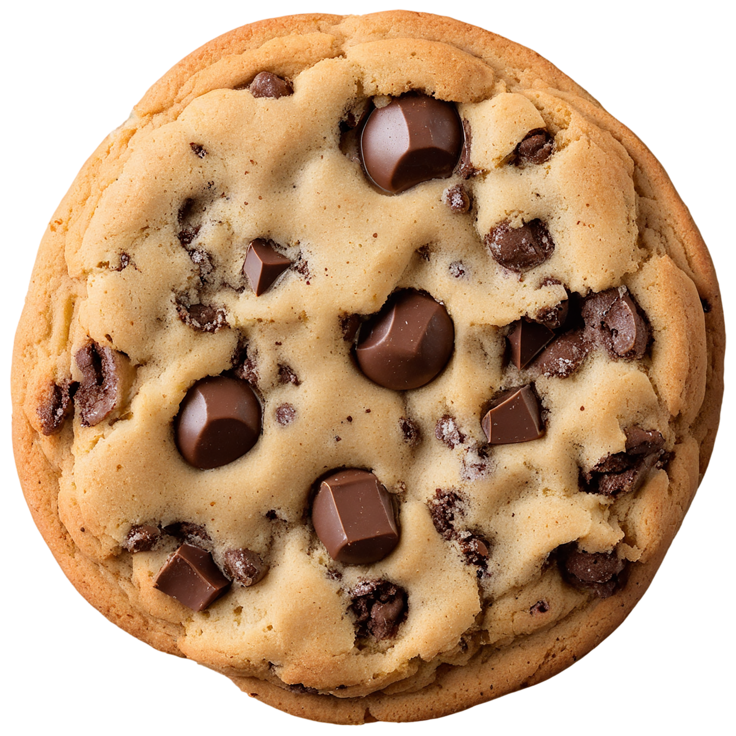Chocolate chip cookies desserts isolated on transparent background #4611