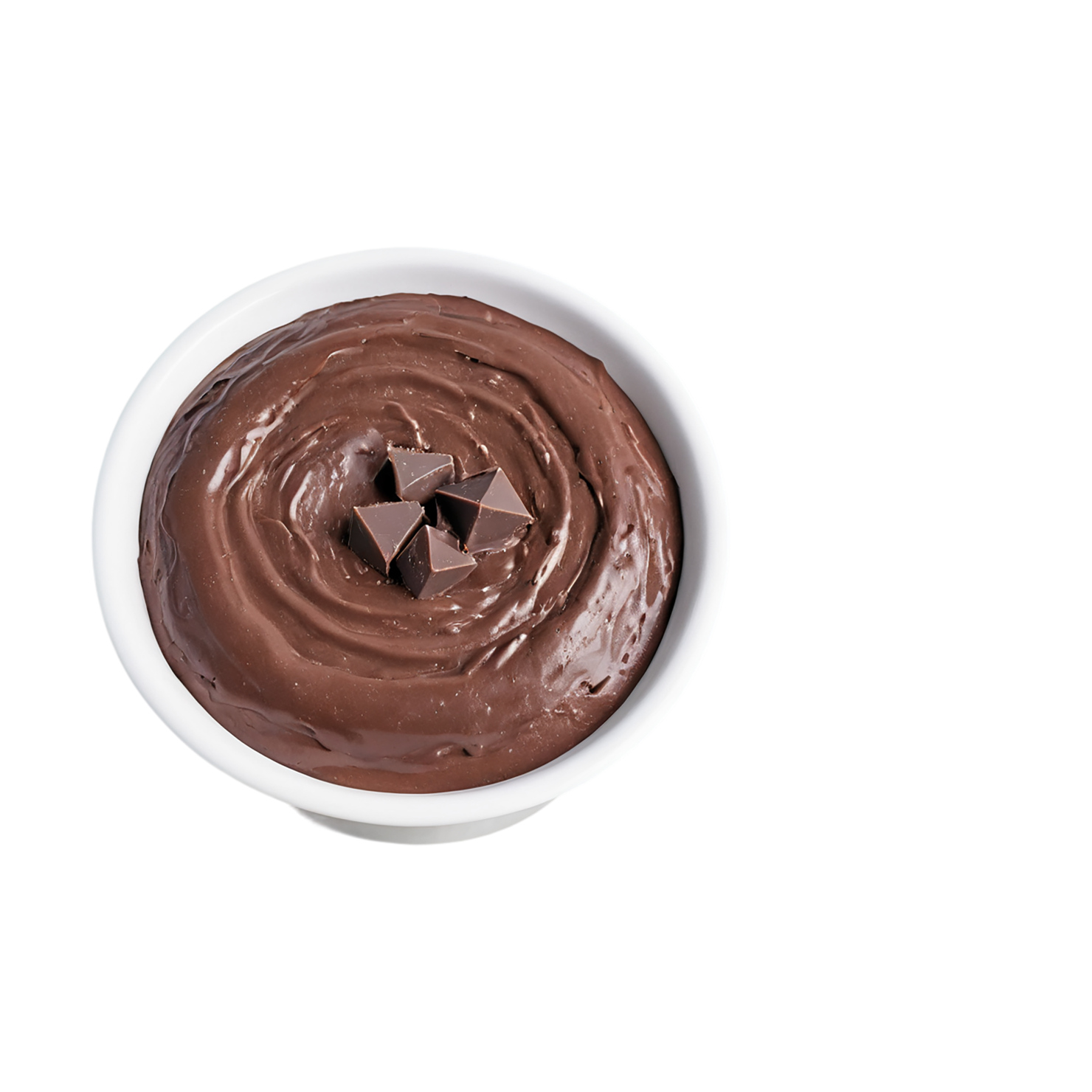 Chocolate Pudding desserts isolated on transparent background #4660