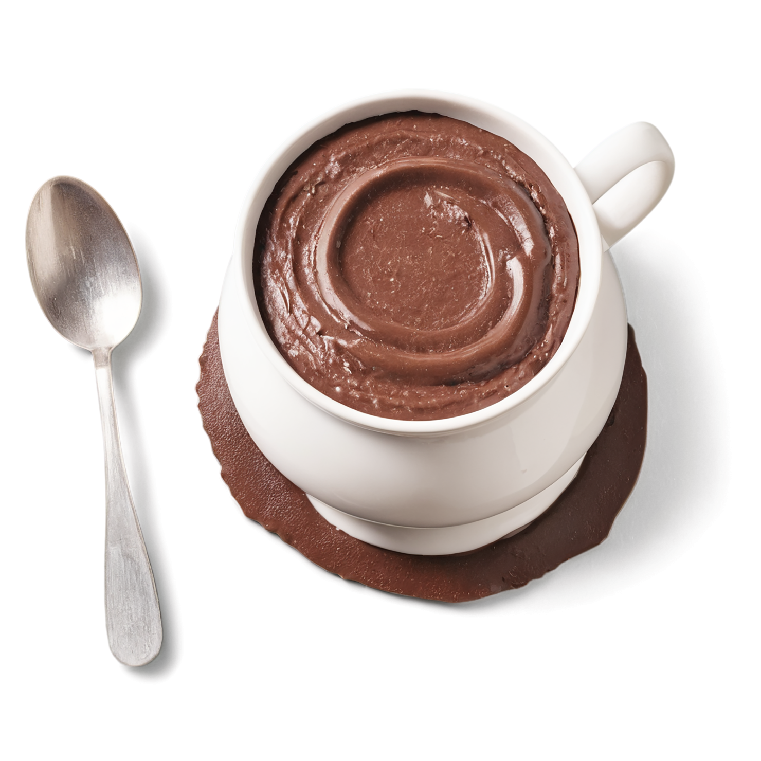 Chocolate Pudding desserts isolated on transparent background #4670