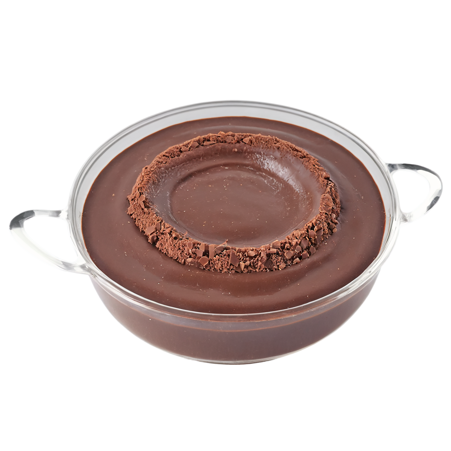 Chocolate Pudding desserts isolated on transparent background #4680