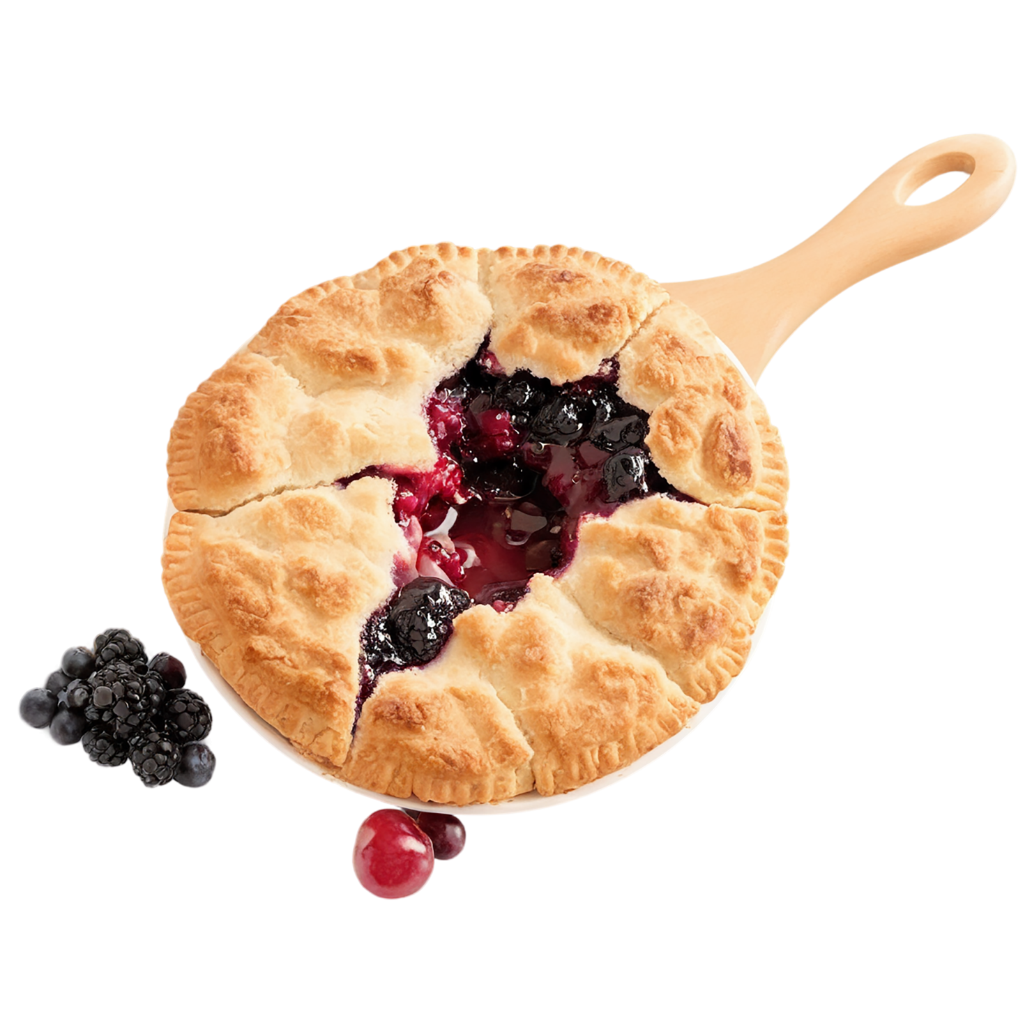 Cobbler desserts isolated on transparent background #4685
