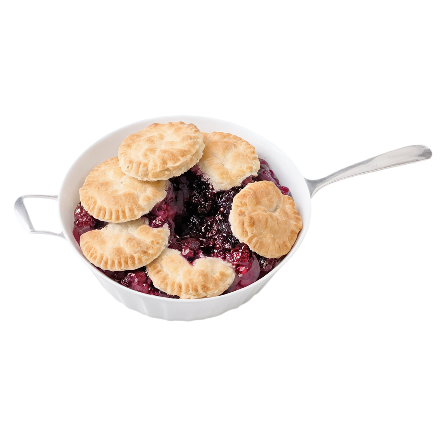 Cobbler desserts isolated on transparent background #4688