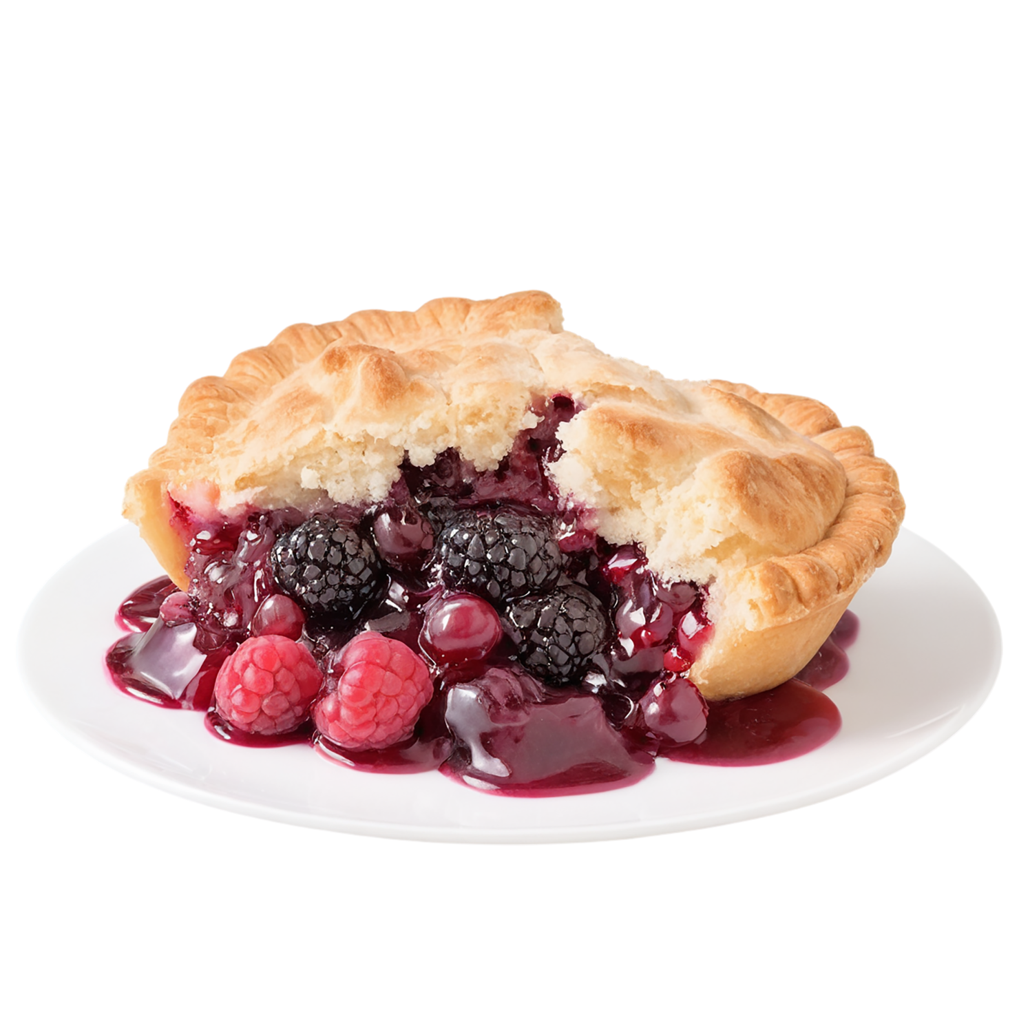 Cobbler desserts isolated on transparent background #4695