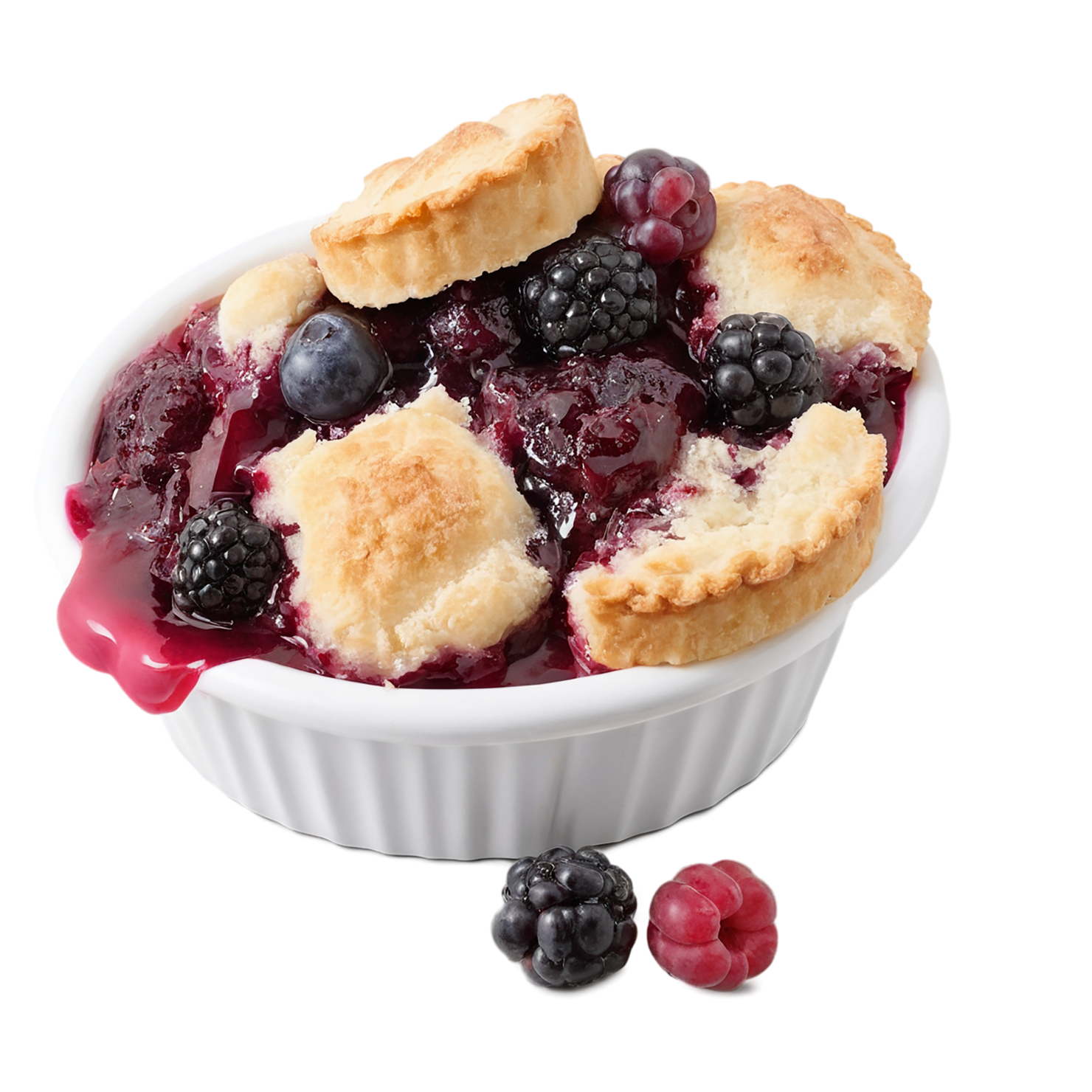 Cobbler desserts isolated on transparent background #4699