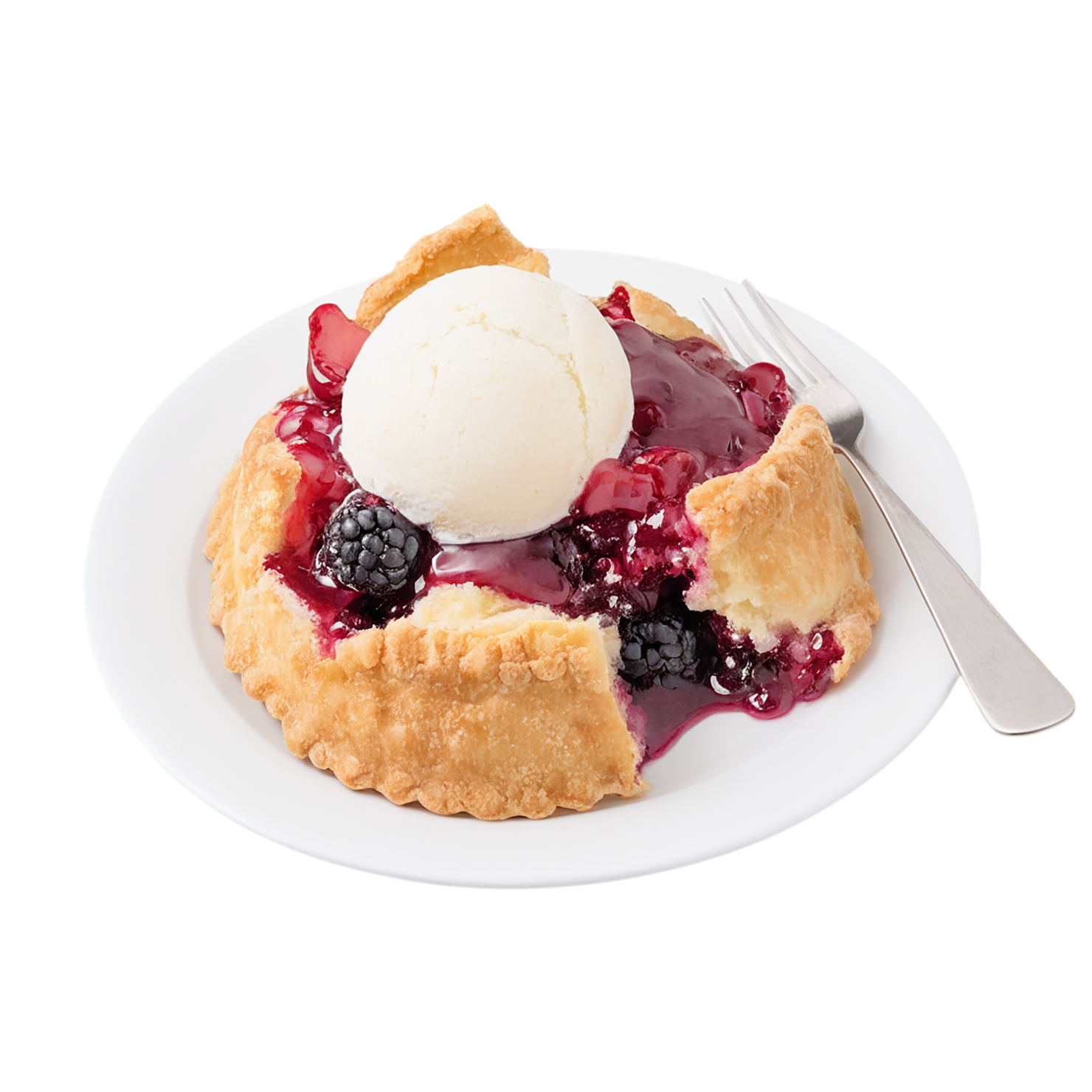 Cobbler desserts isolated on transparent background #4700