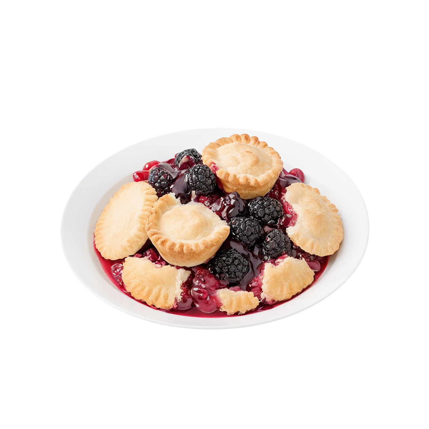 Cobbler desserts isolated on transparent background #4702
