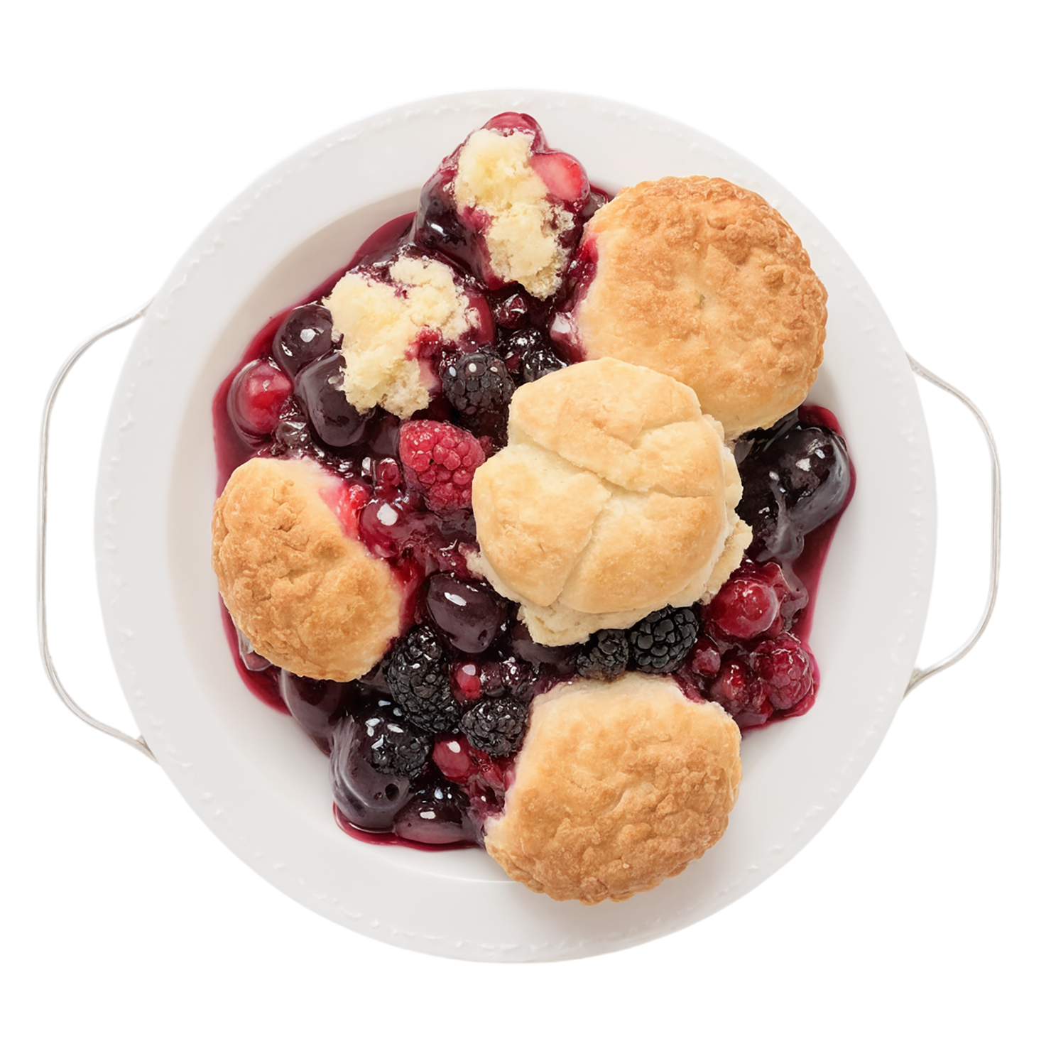 Cobbler desserts isolated on transparent background #4704