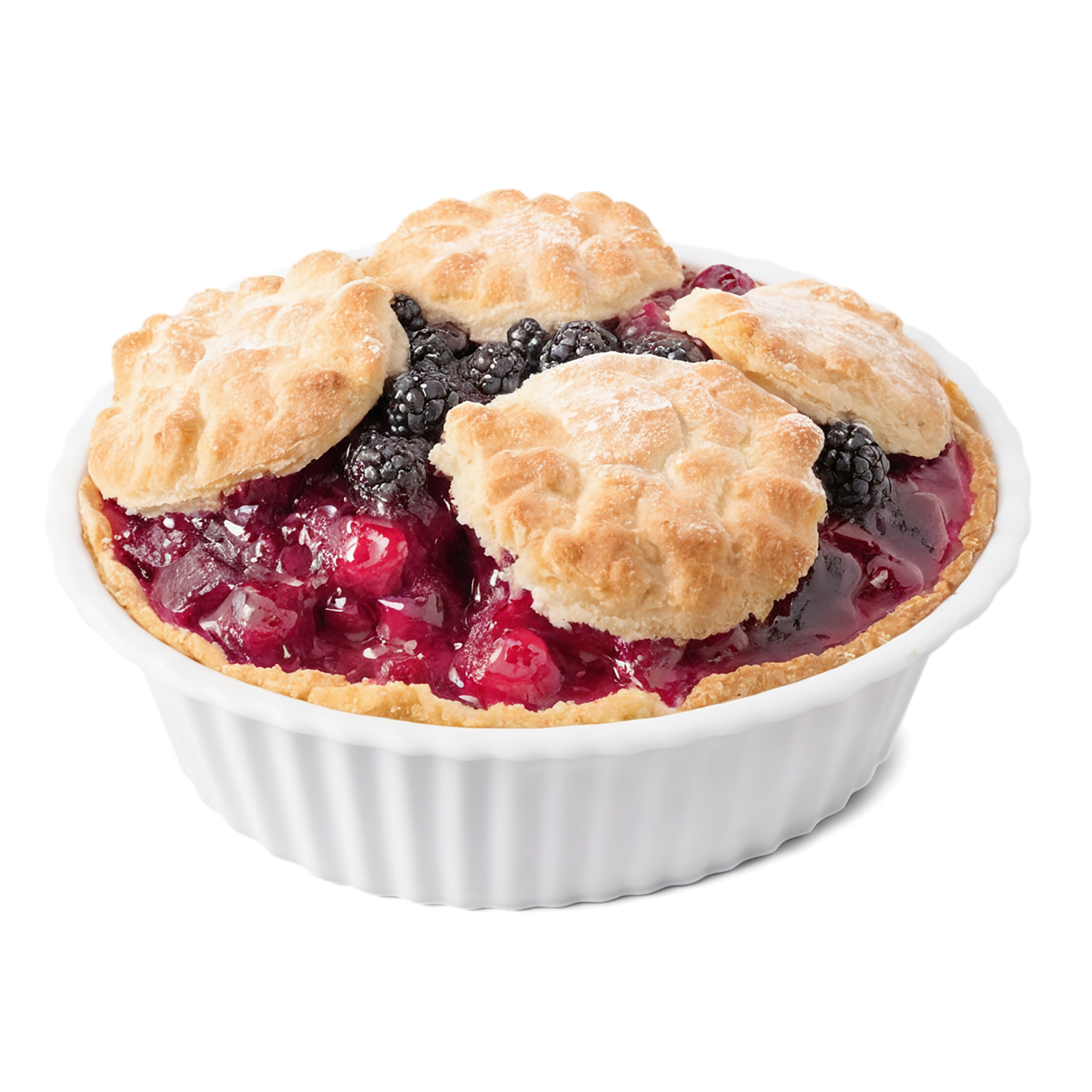 Cobbler desserts isolated on transparent background #4707