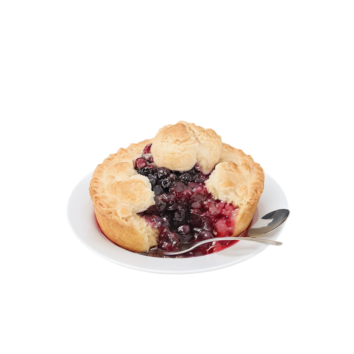 Cobbler desserts isolated on transparent background #4709