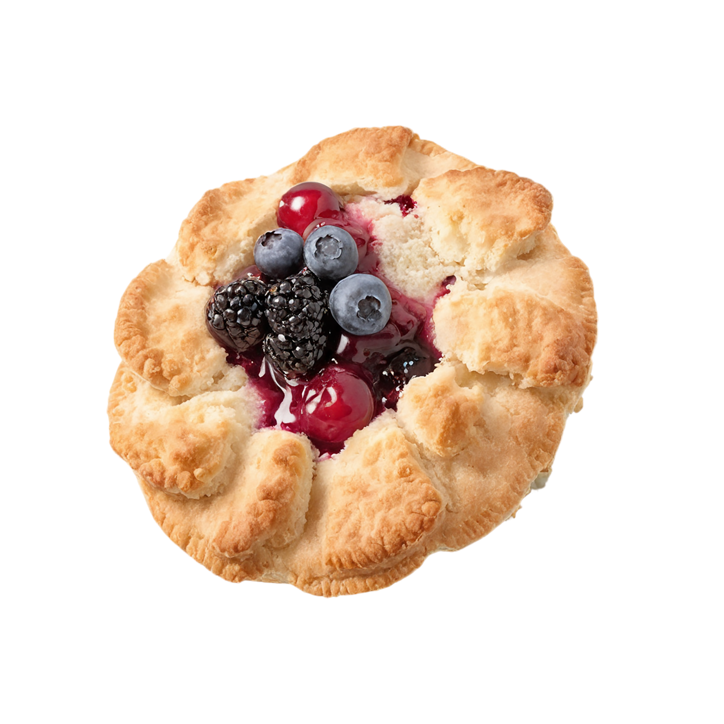 Cobbler desserts isolated on transparent background #4710