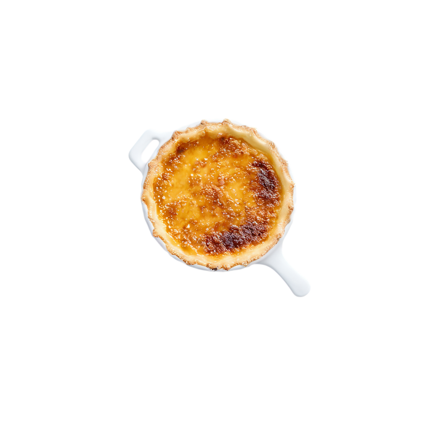 Creme Brulee desserts isolated on transparent background #4745