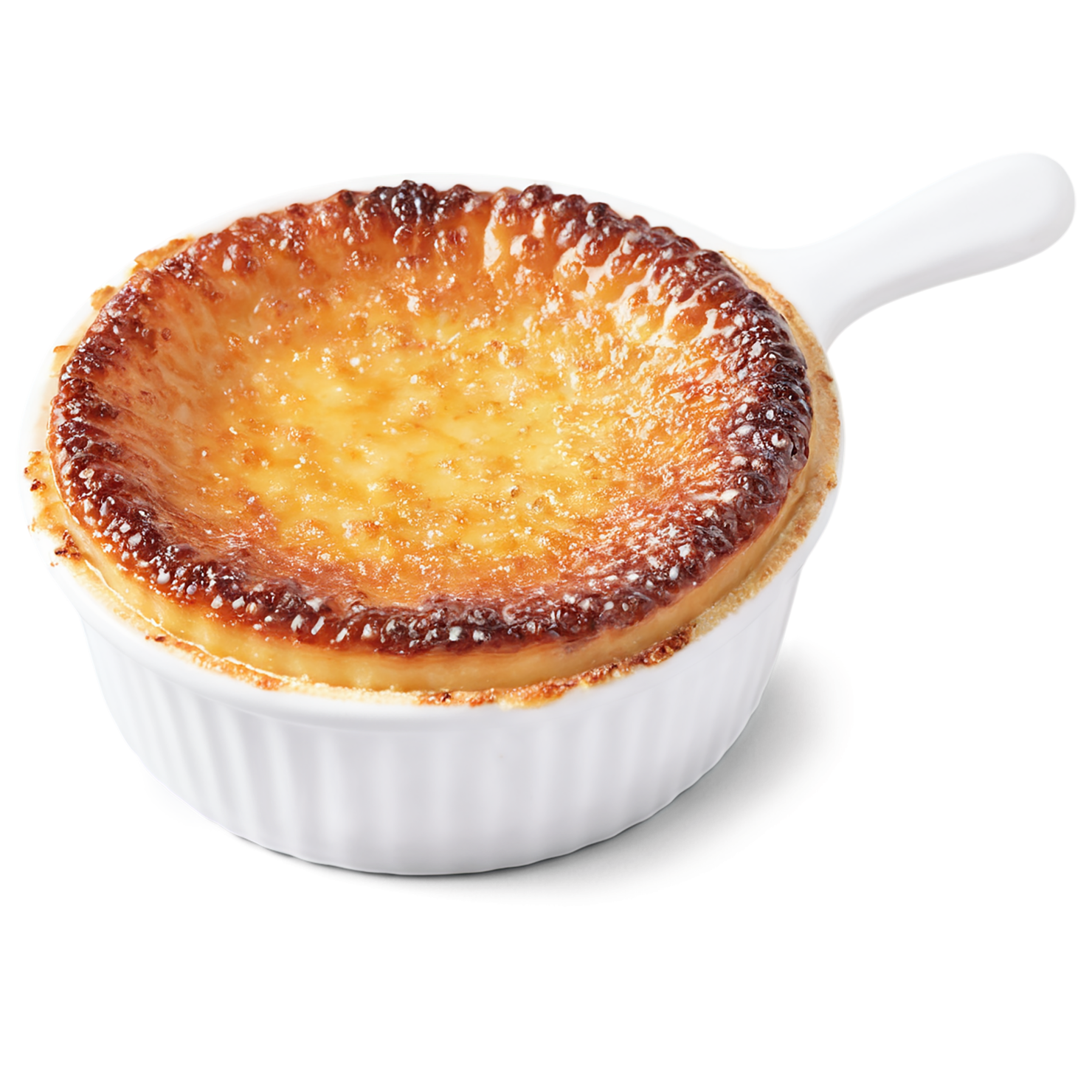 Creme Brulee desserts isolated on transparent background #4749