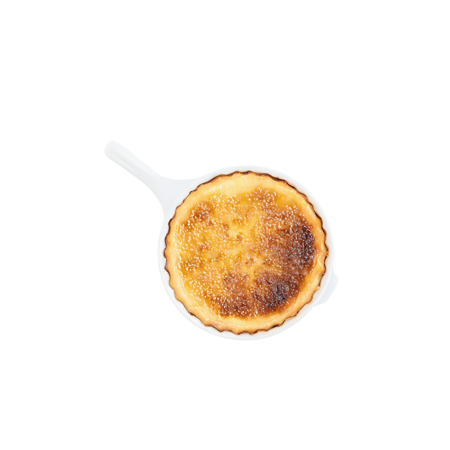 Creme Brulee desserts isolated on transparent background #4752