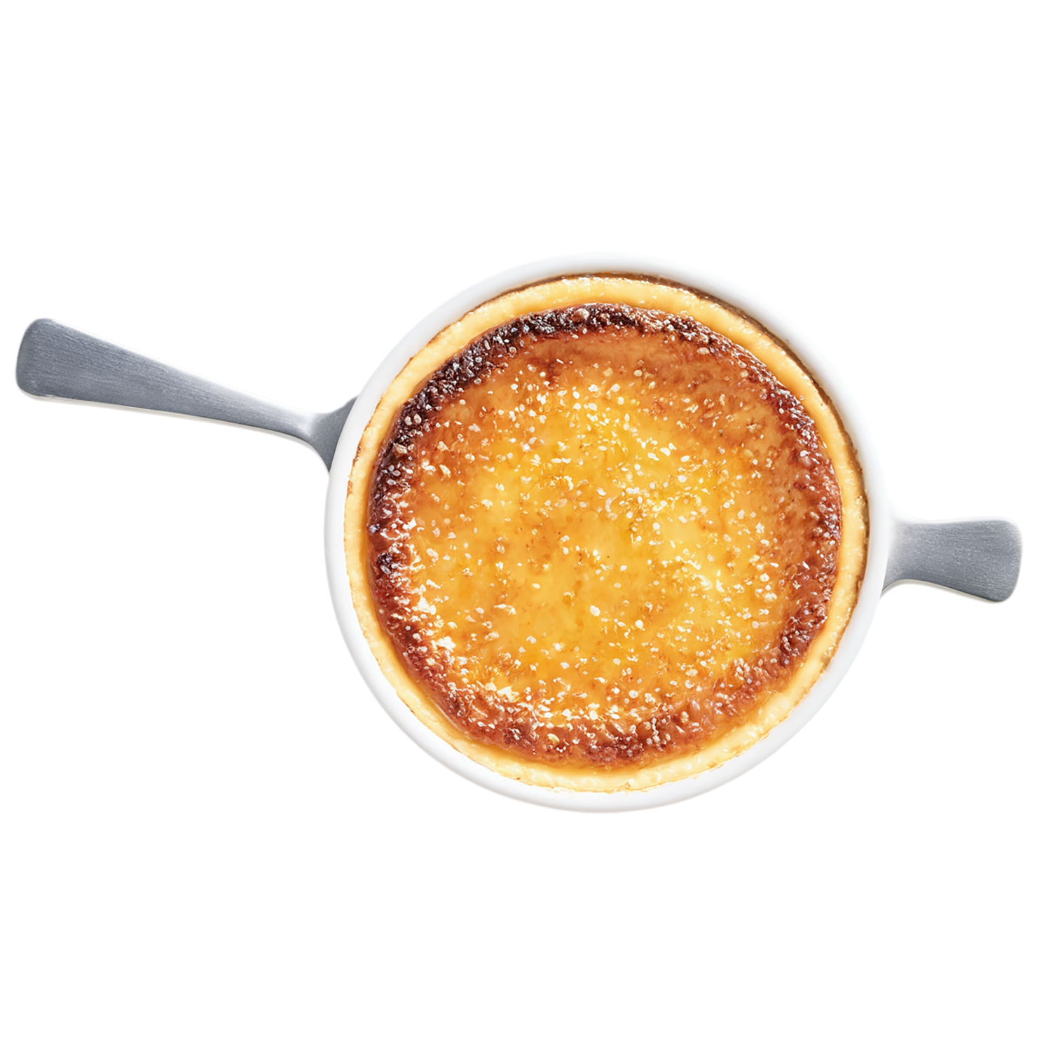 Creme Brulee desserts isolated on transparent background #4753